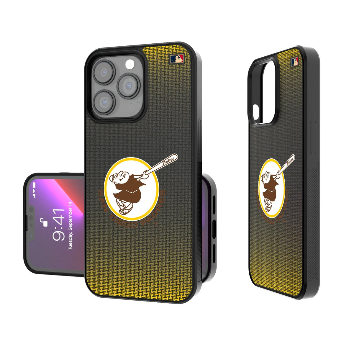 San Diego Padres 1969-1984 - Cooperstown Collection Linen Bump Phone Case