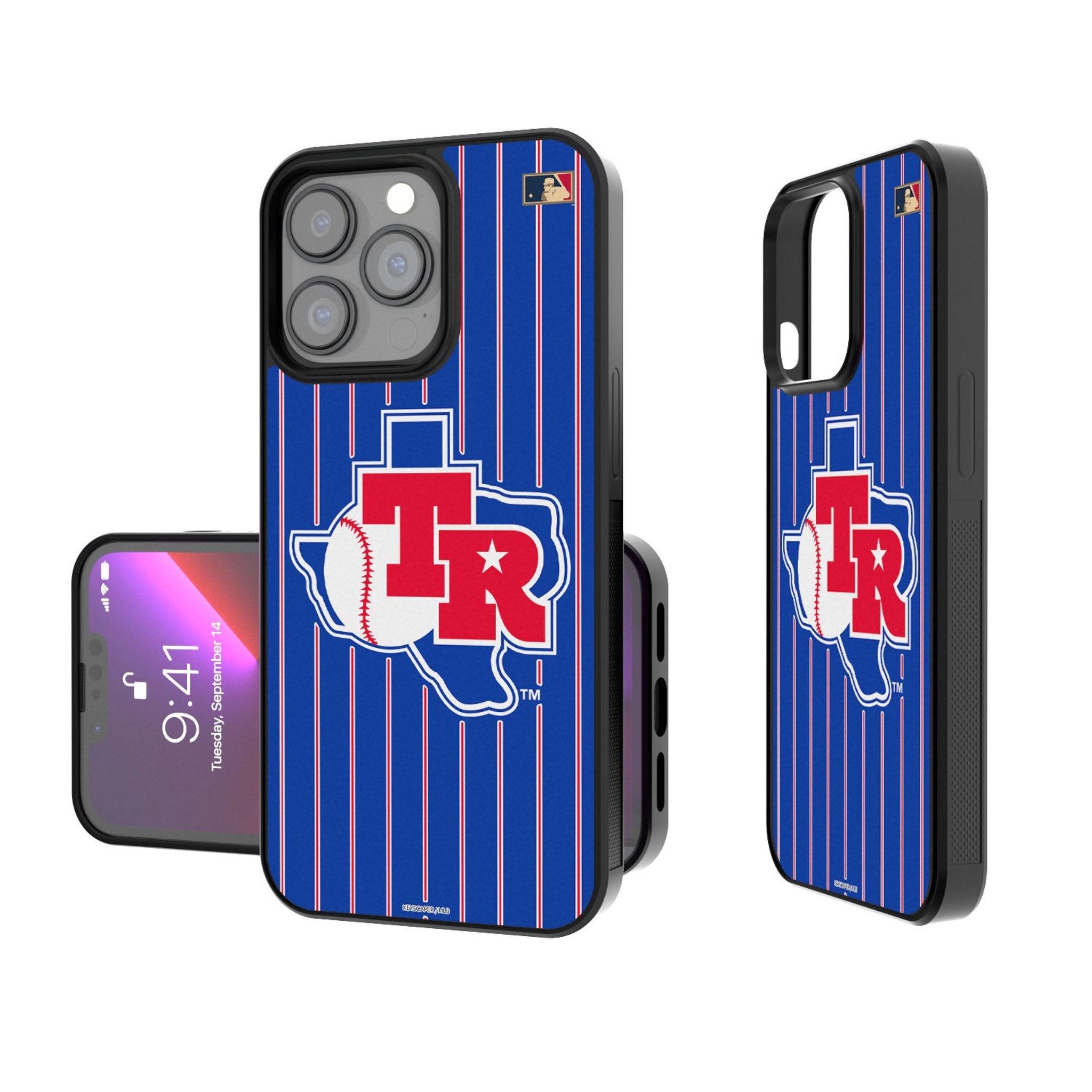 Texas Rangers 1981-1983 - Cooperstown Collection Pinstripe Bump Phone Case 1