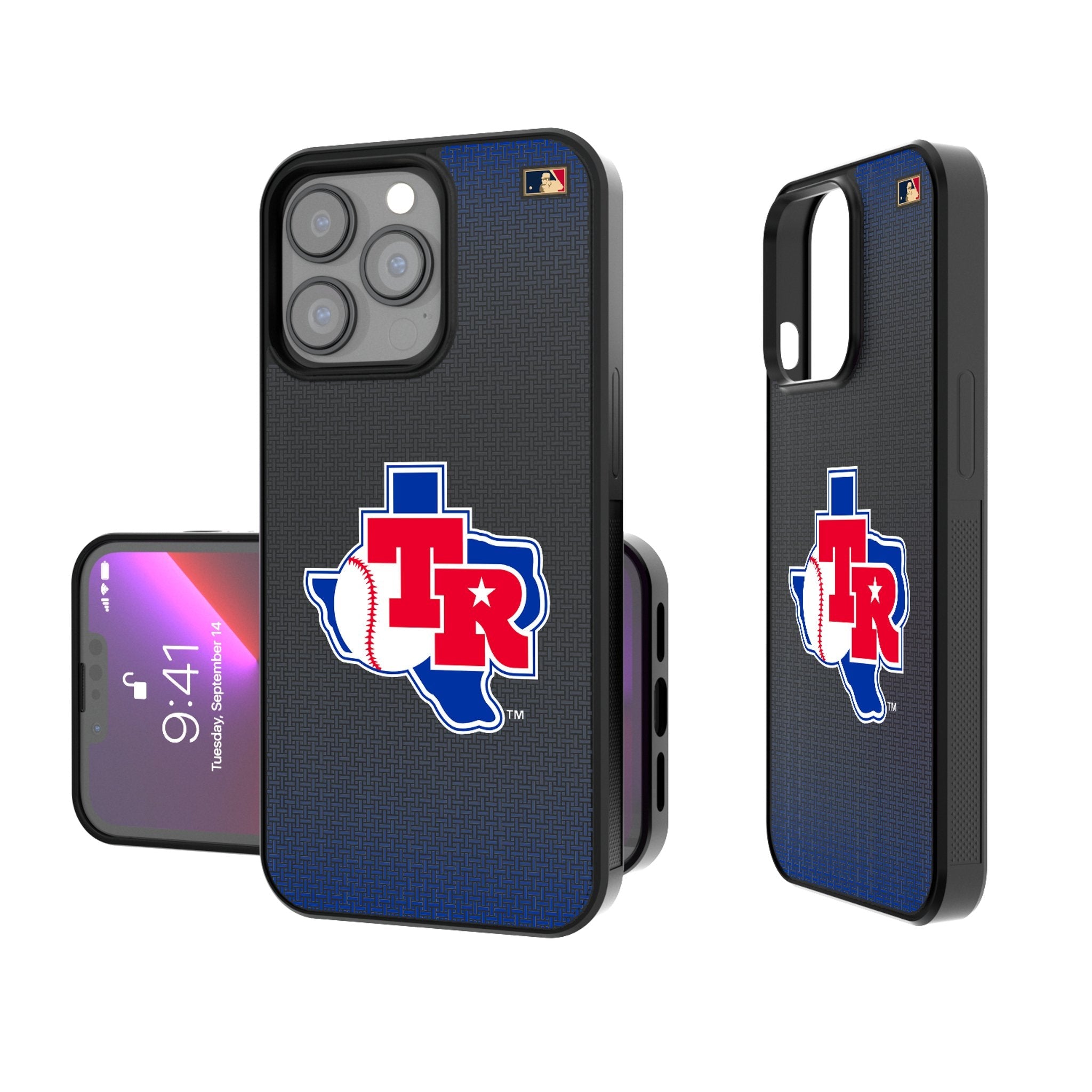 Texas Rangers 1981-1983 - Cooperstown Collection Linen Bump Phone Case 1