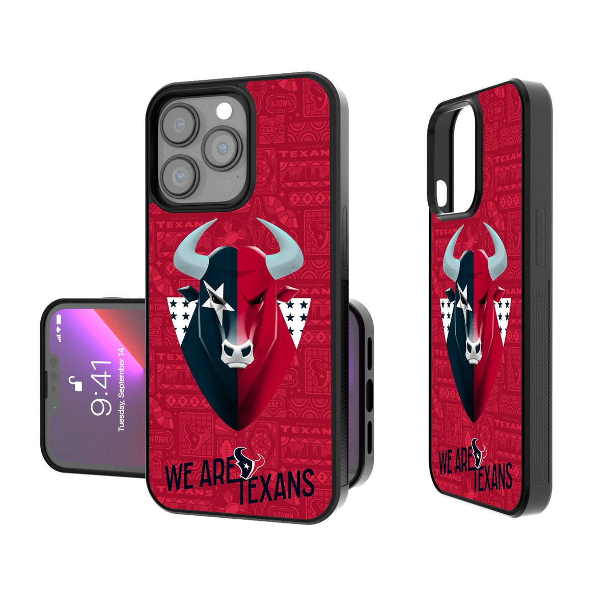 Houston Texans 2024 Illustrated Limited Edition Bump Phone Case 1