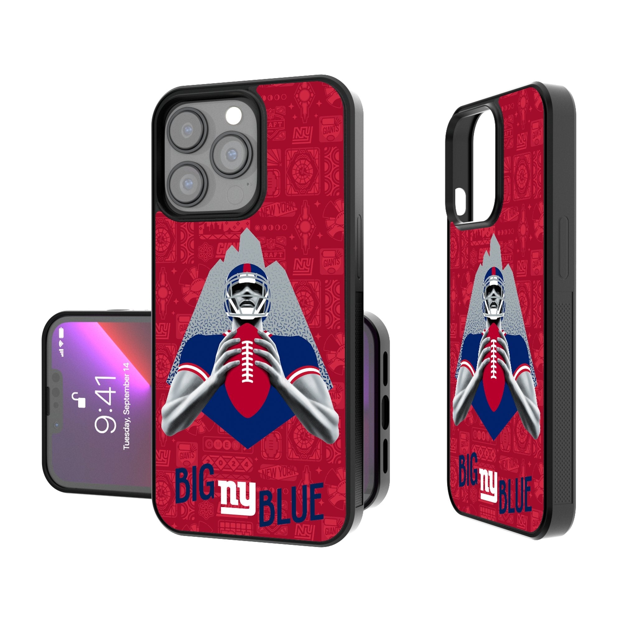 New York Giants 2024 Illustrated Limited Edition Bump Phone Case 1