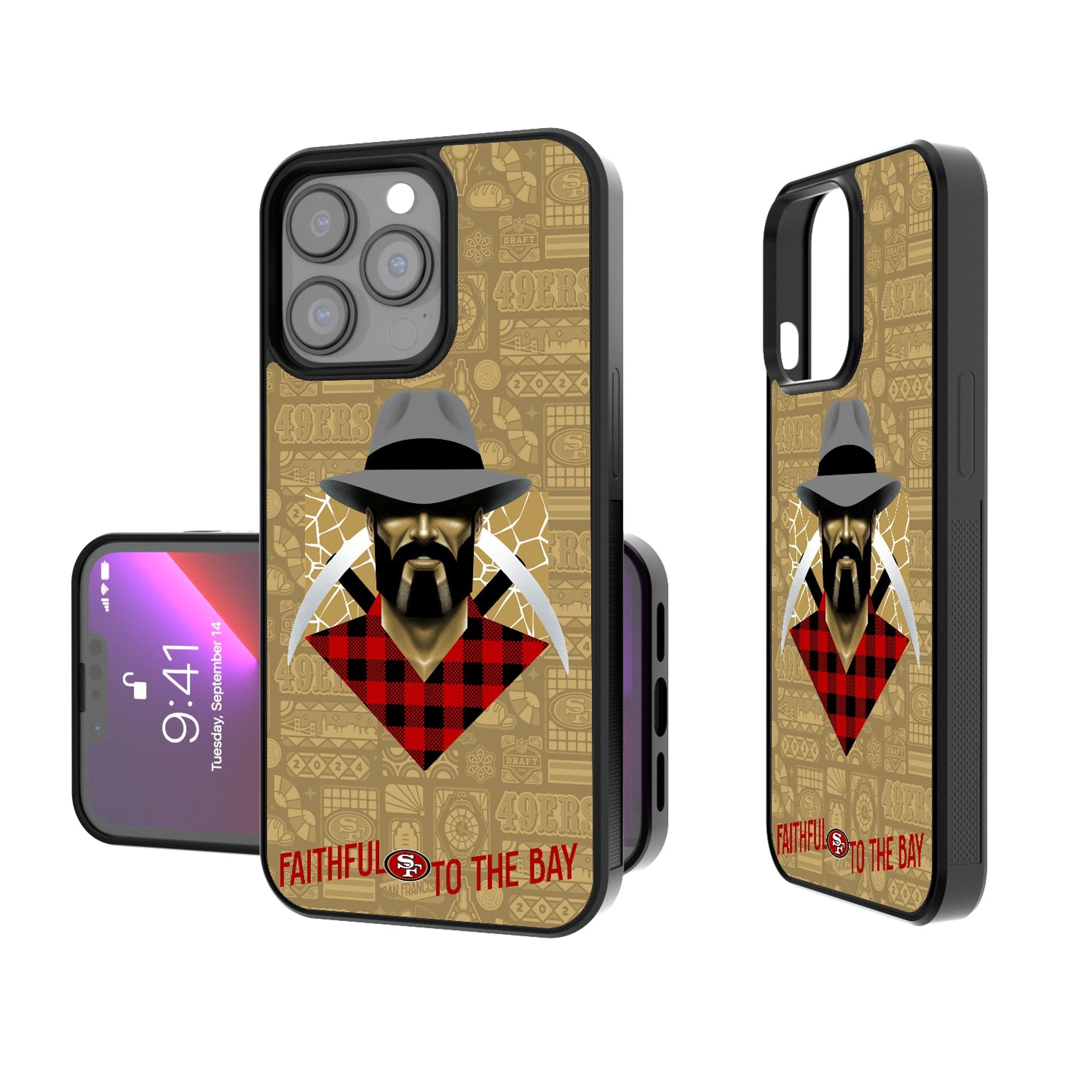 San Francisco 49ers 2024 Illustrated Limited Edition Bump Phone Case 1
