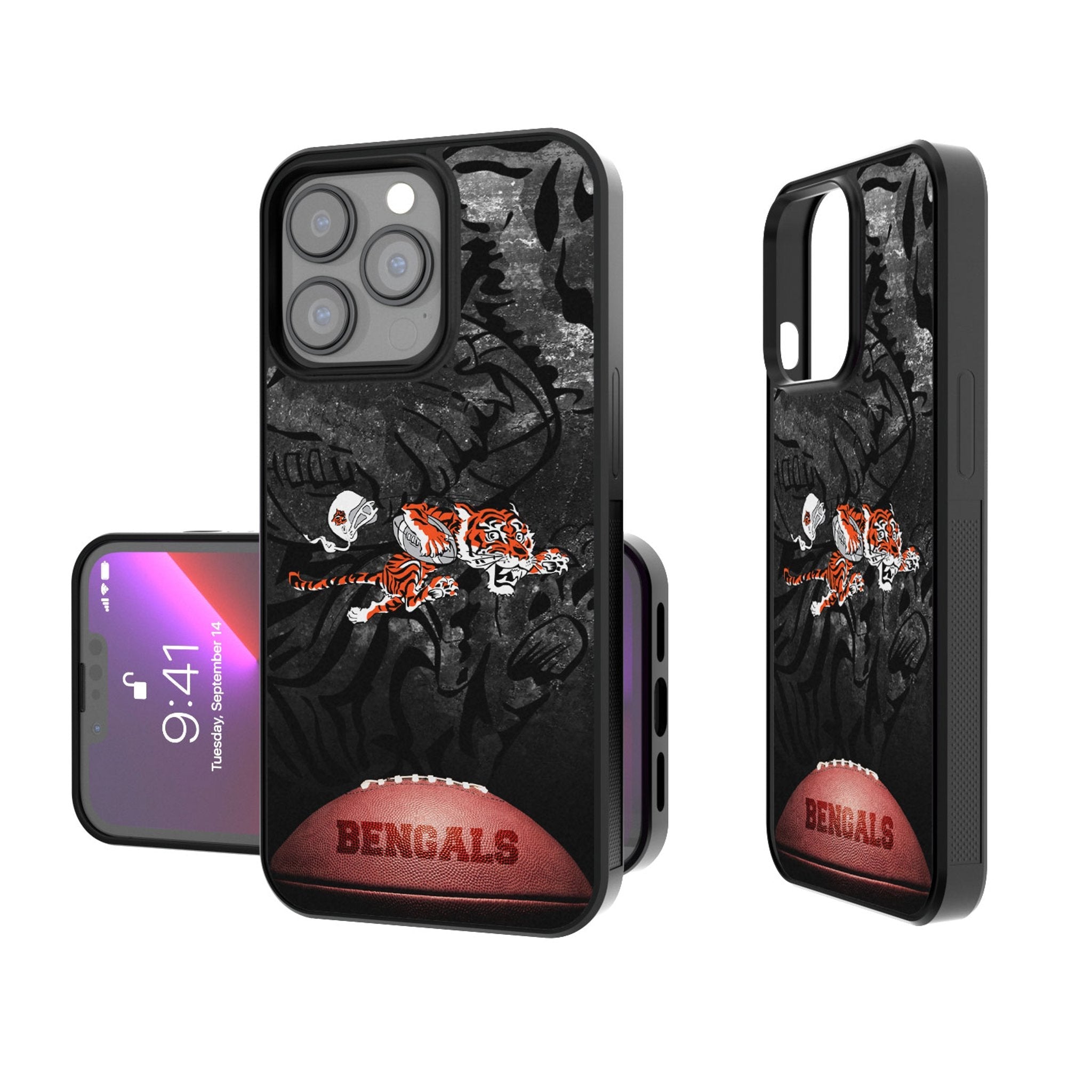 Cincinnati Bengals Historic Collection Legendary Bump Phone Case