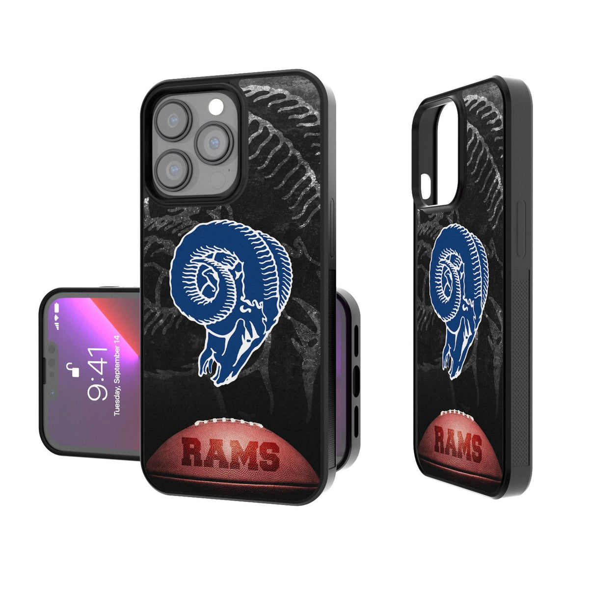 Los Angeles Rams Historic Collection Legendary Bump Phone Case 1