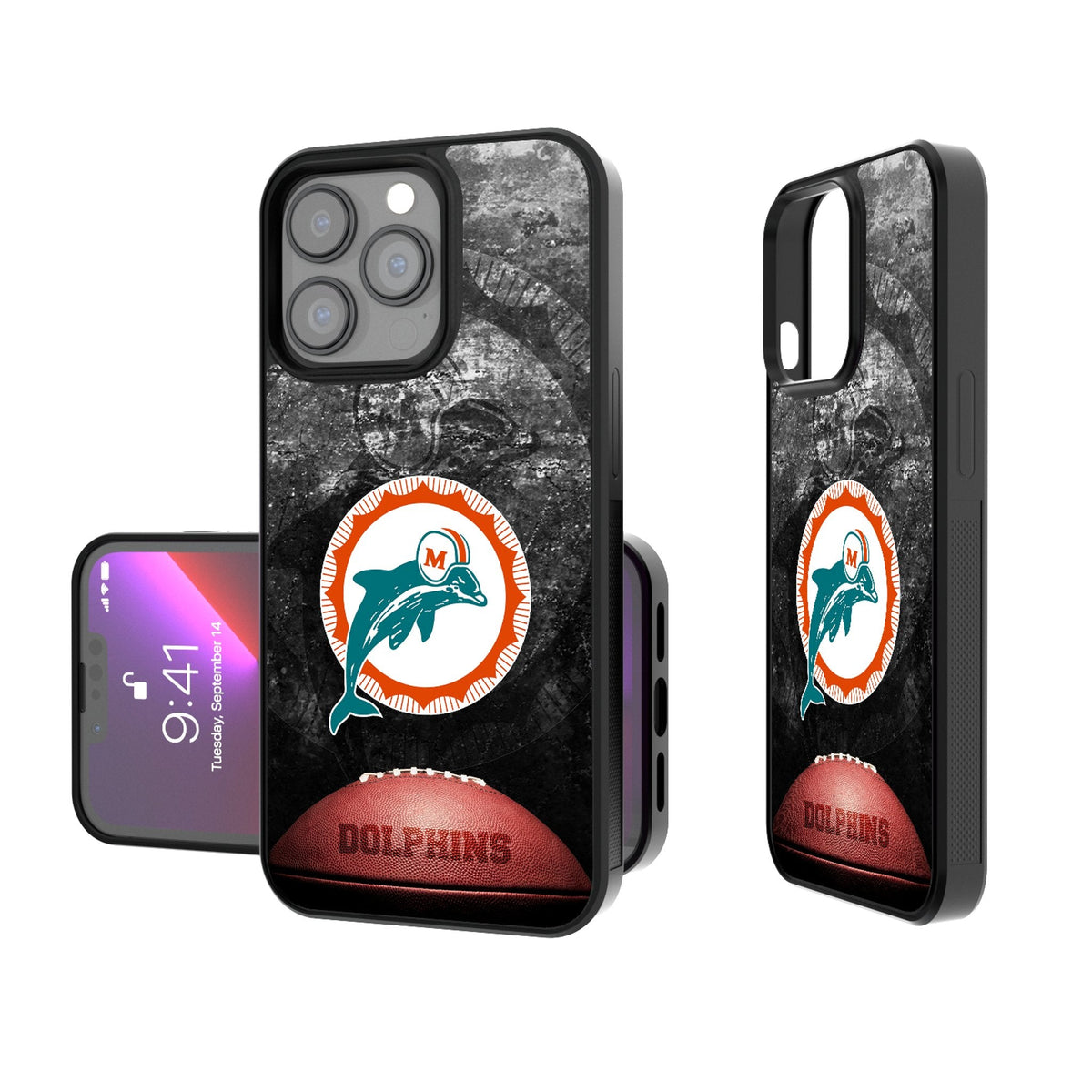 Miami Dolphins 1966-1973 Historic Collection Legendary Bump Phone Case 1