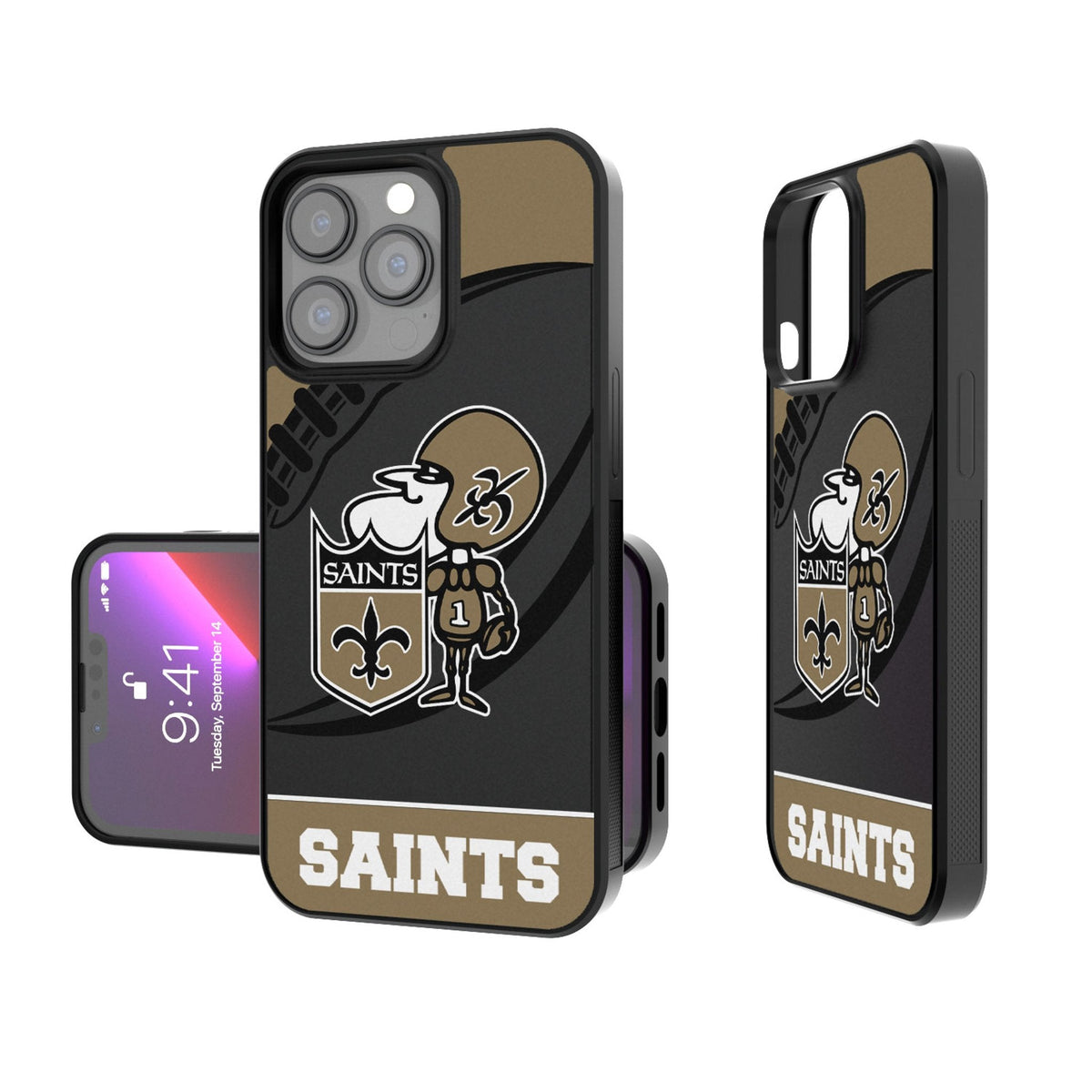 New Orleans Saints Historic Collection Passtime Bump Phone Case 1
