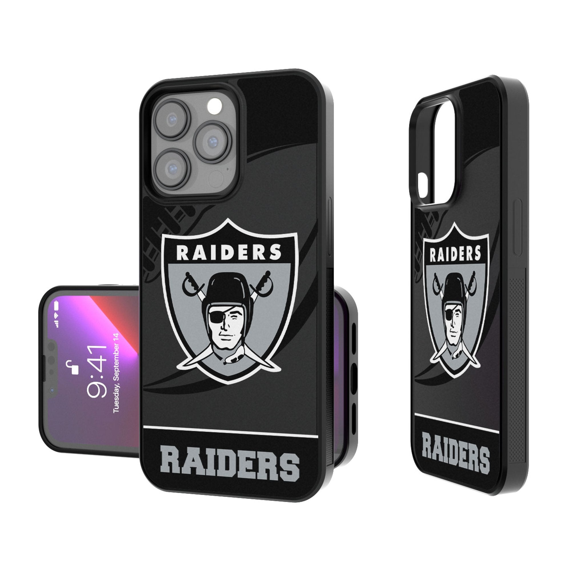 Oakland Raiders 1963 Historic Collection Passtime Bump Phone Case 1
