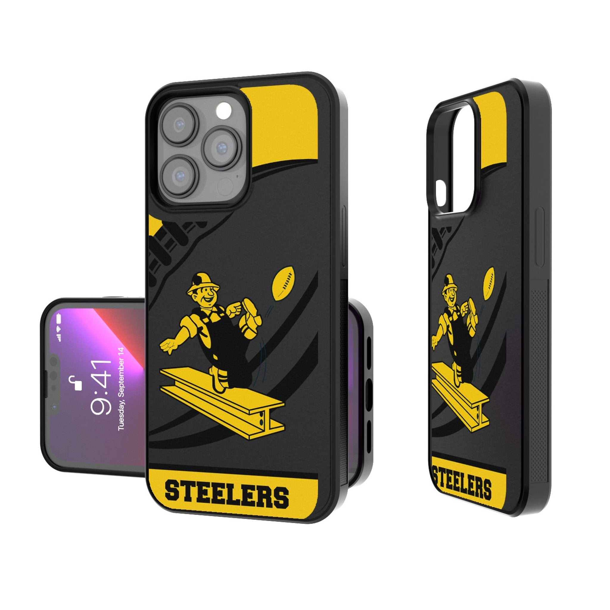 Pittsburgh Steelers 1961 Historic Collection Passtime Bump Phone Case 1