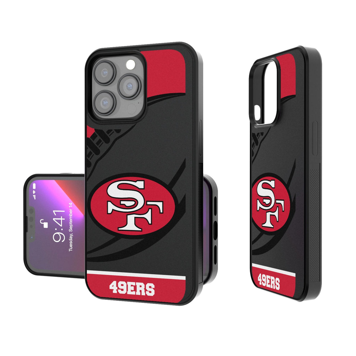 San Francisco 49ers Historic Collection Passtime Bump Phone Case 1