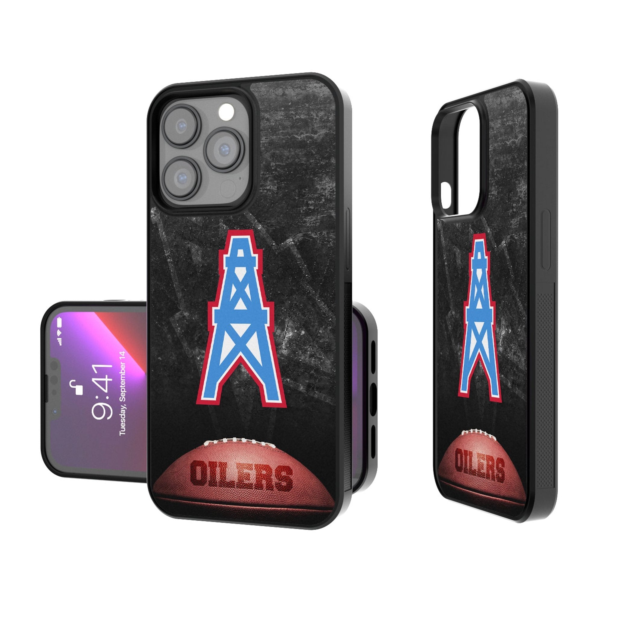 Houston Oilers Historic Collection Legendary Bump Phone Case 1