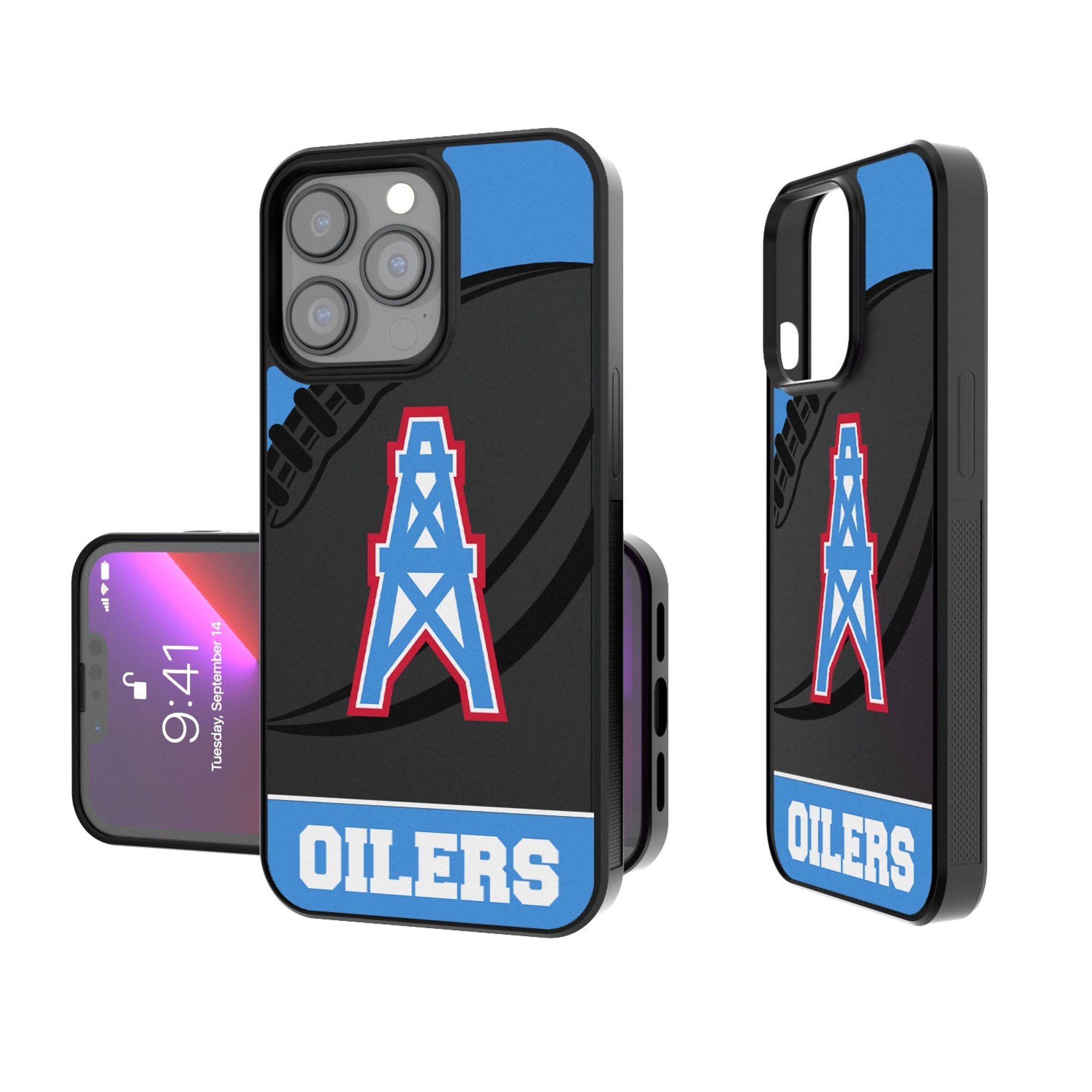 Houston Oilers Historic Collection Passtime Bump Phone Case 1