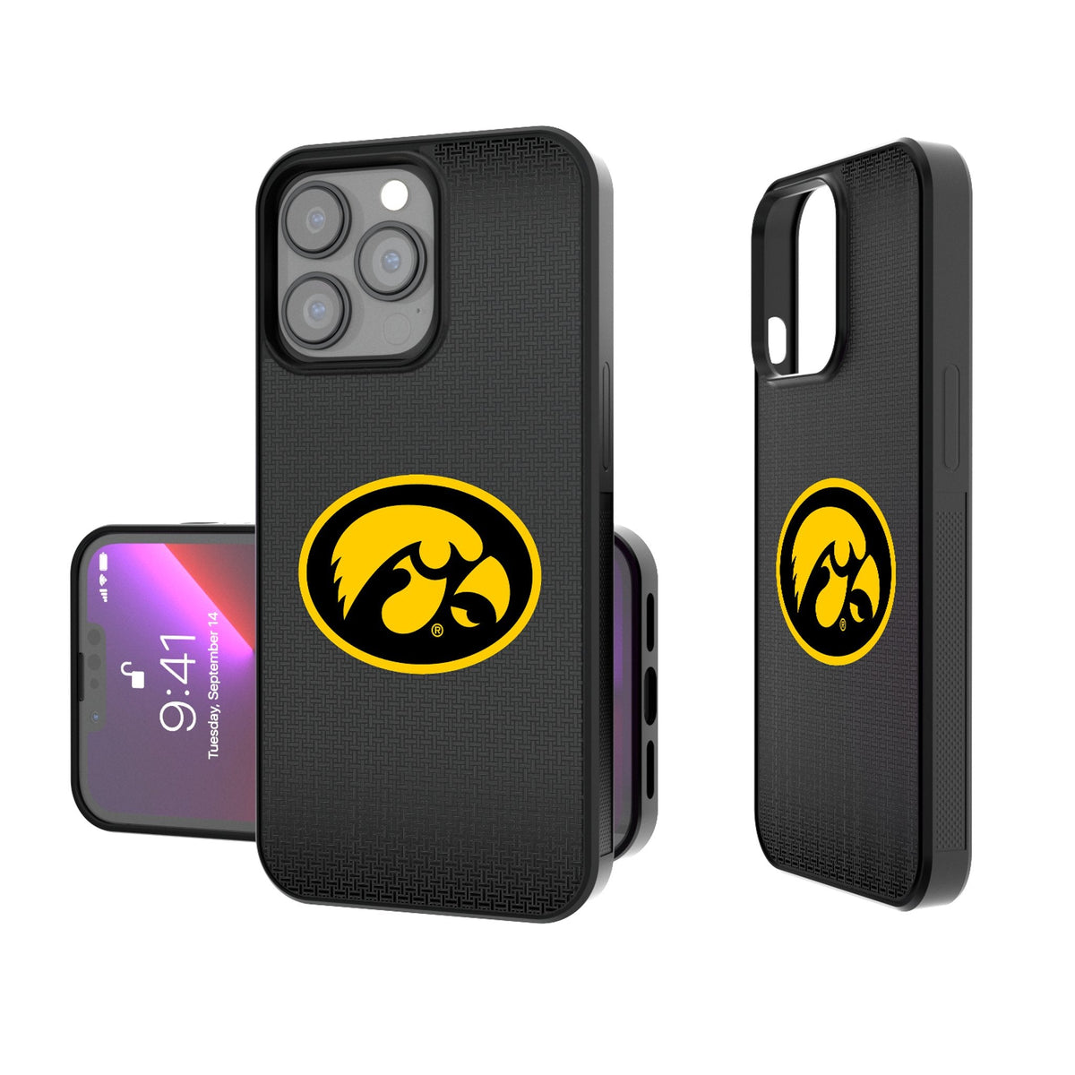 University of Iowa Hawkeyes Linen Bump Phone Case 1