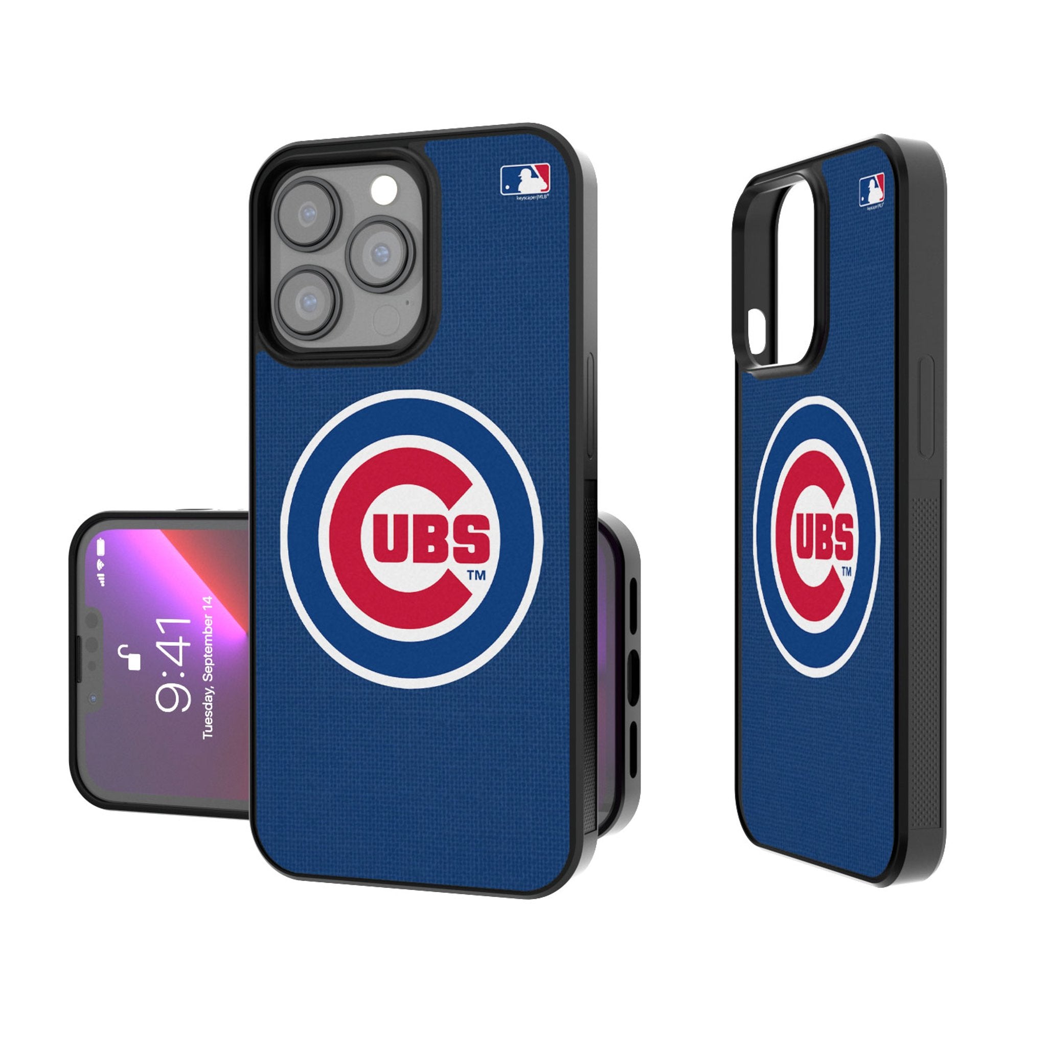 Chicago Cubs Solid Bump Phone Case 1