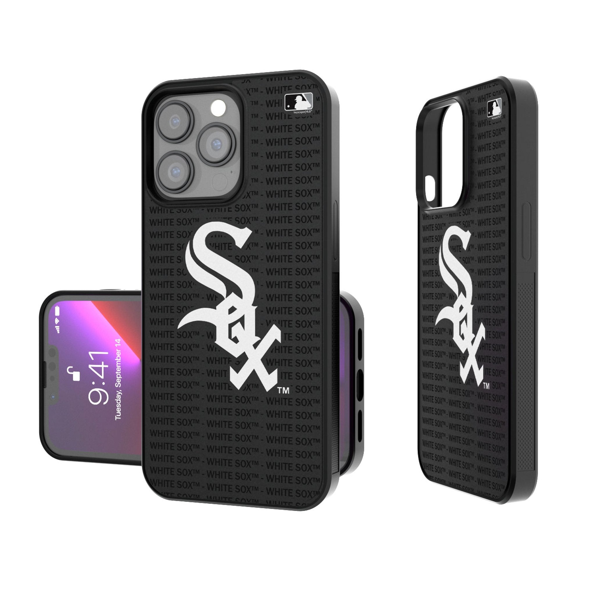 Chicago White Sox Text Backdrop Bump Phone Case 1