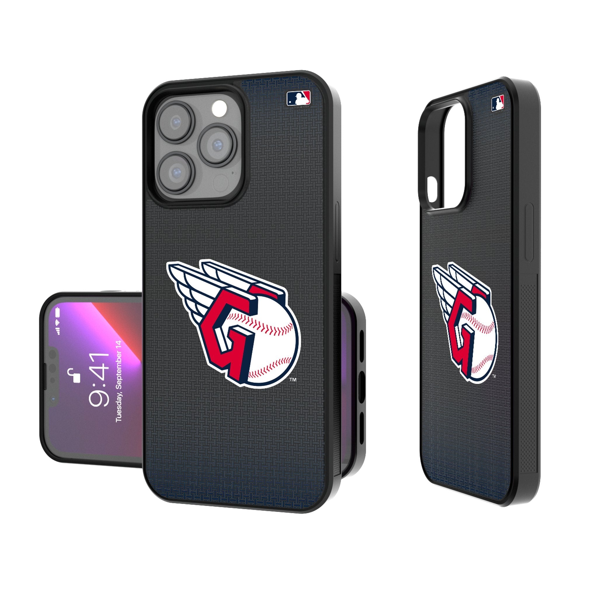 Cleveland Guardians Linen Bump Phone Case 1