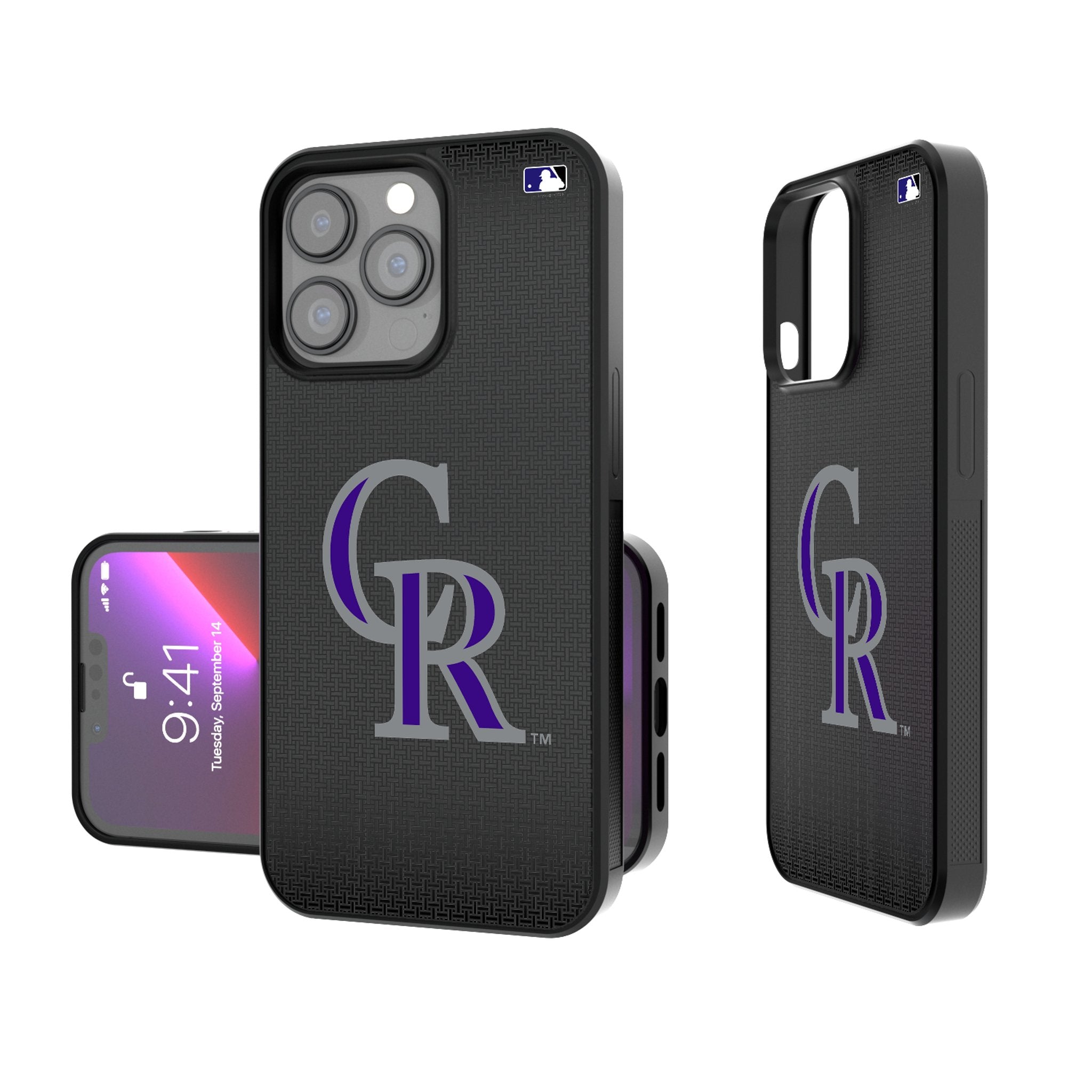 Colorado Rockies Linen Bump Phone Case