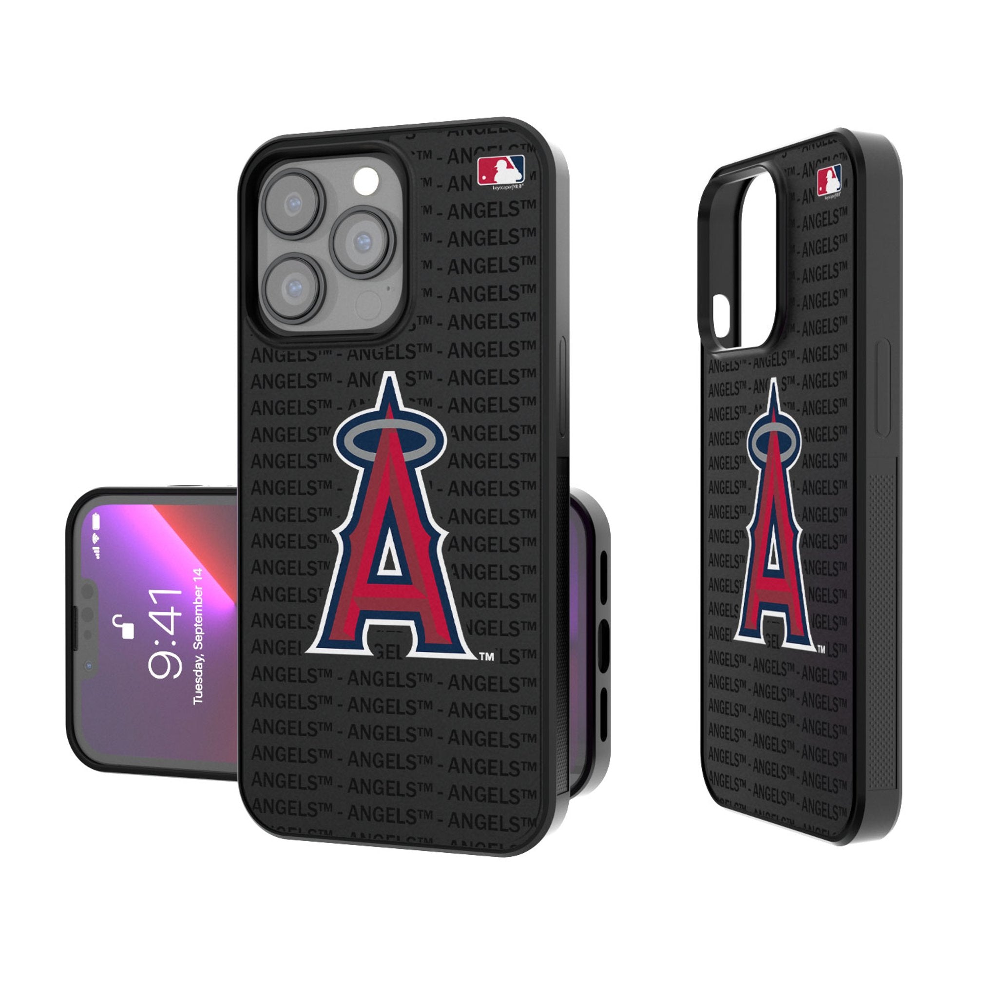 Los Angeles Angels Text Backdrop Bump Phone Case
