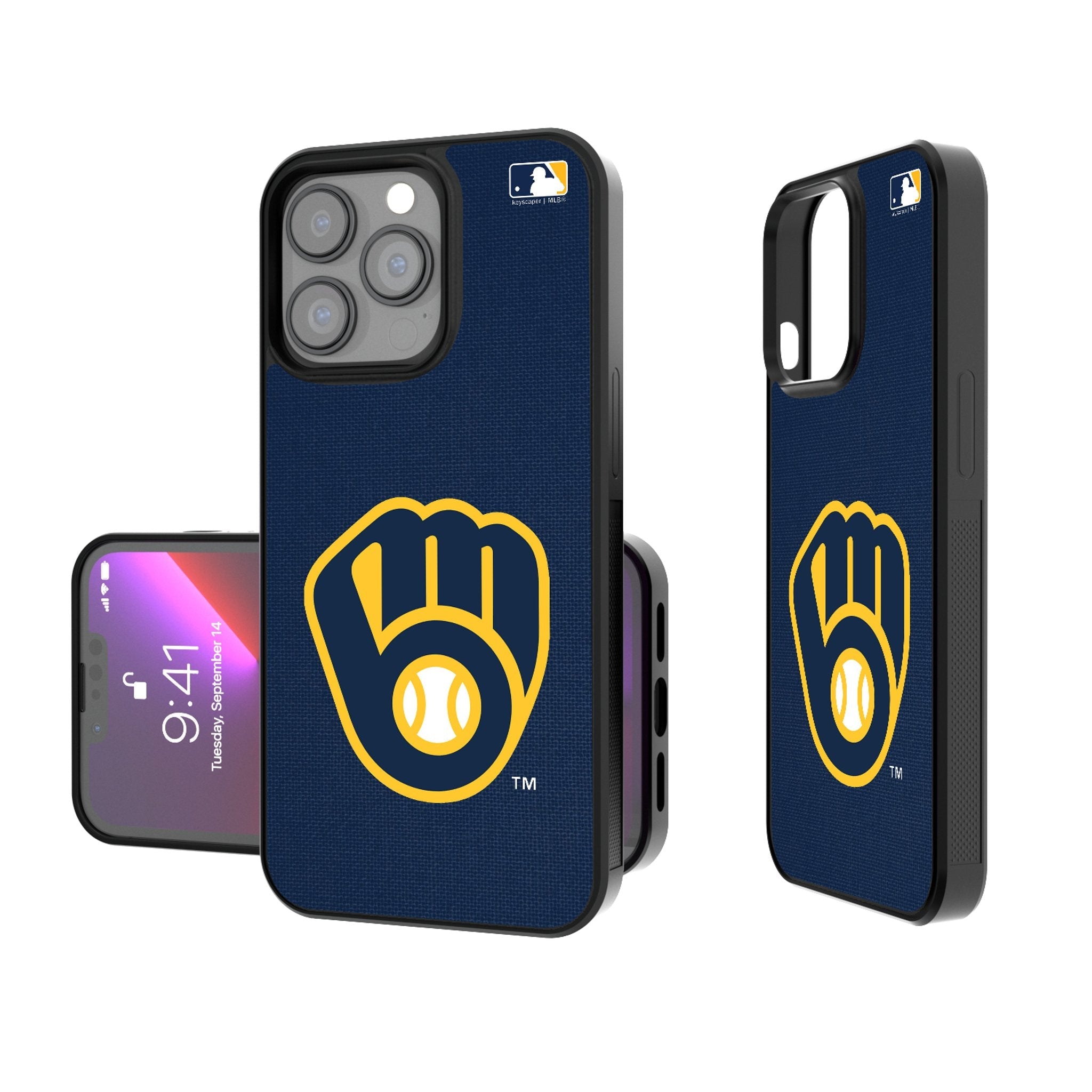 Milwaukee Brewers Solid Bump Phone Case