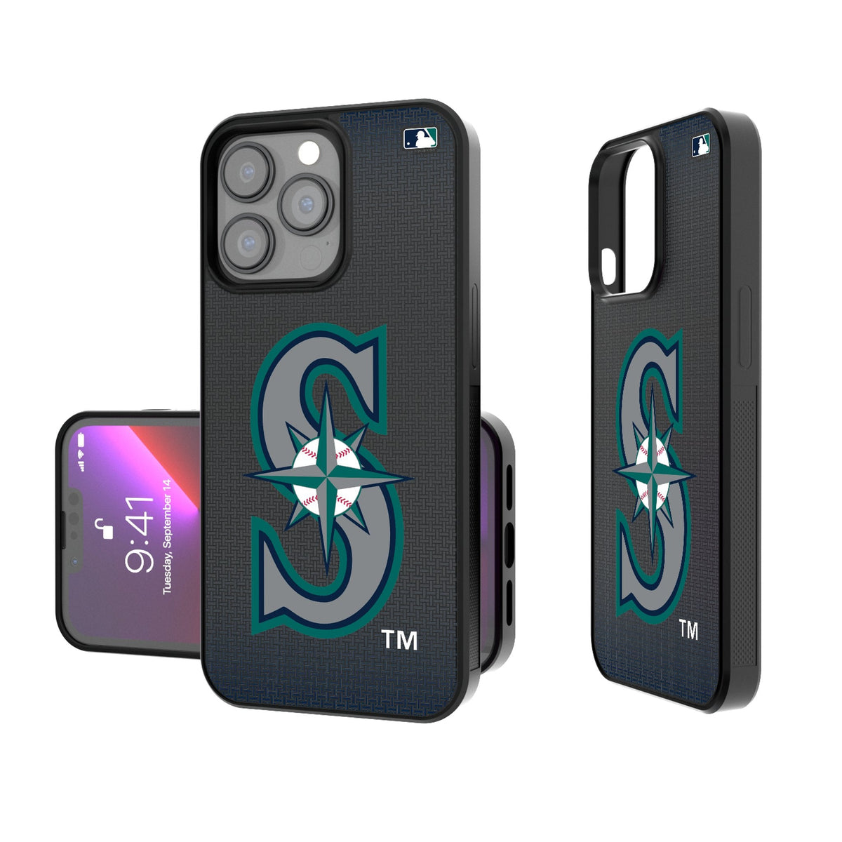 Seattle Mariners Linen Bump Phone Case 1