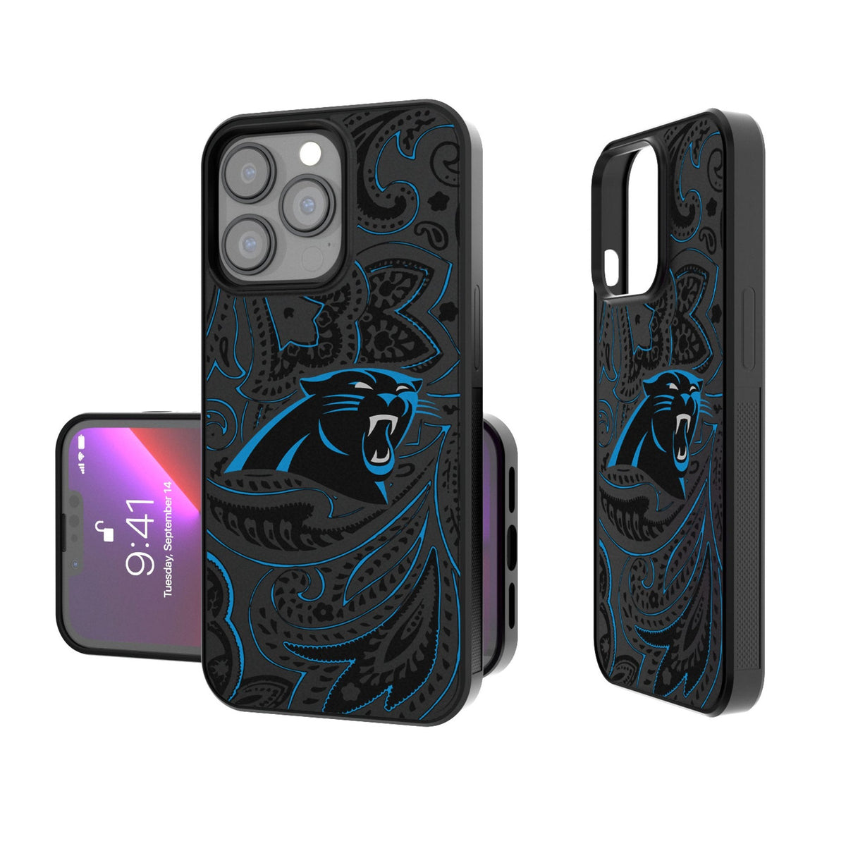 Carolina Panthers Paisley Bump Phone Case 1