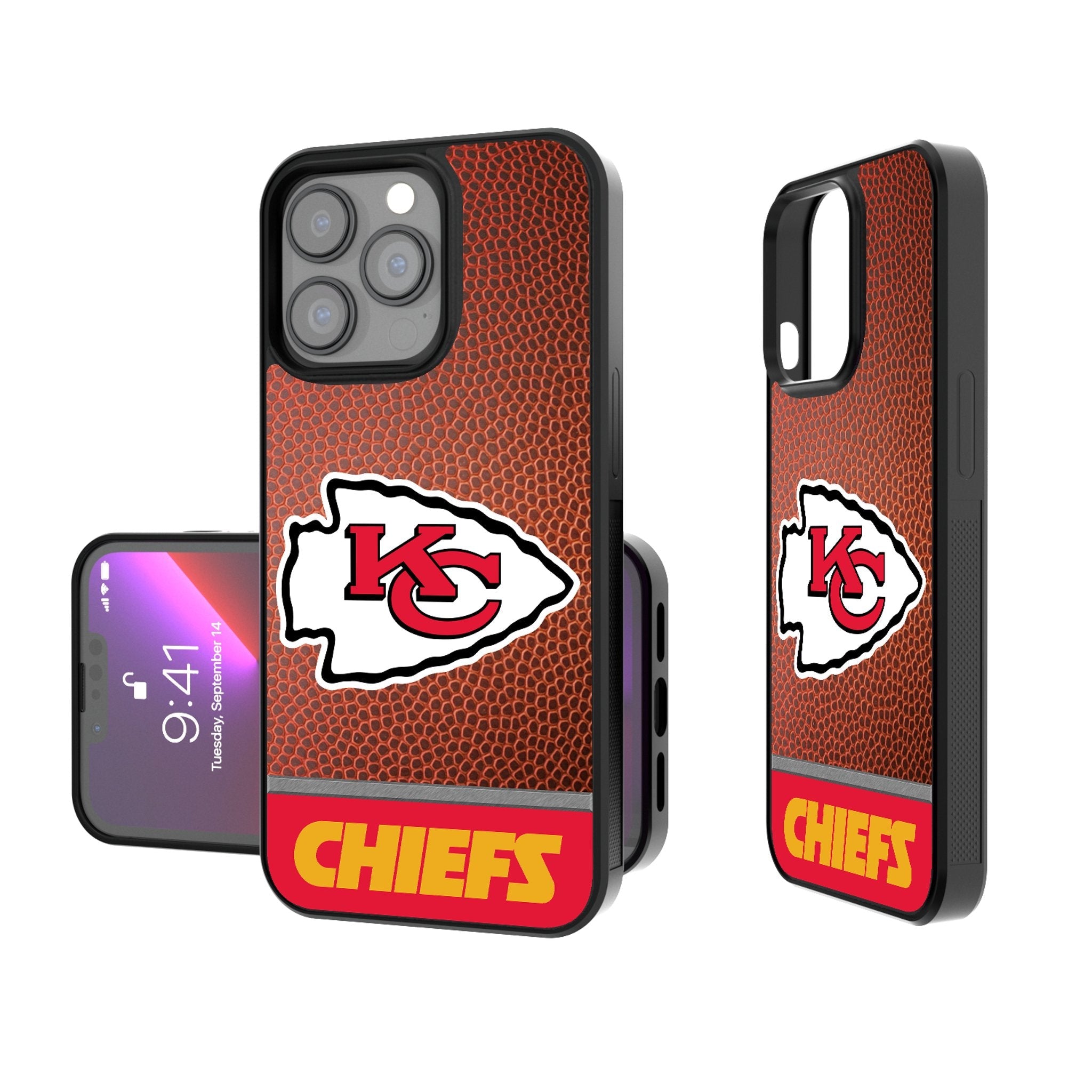 Kansas City Chiefs Football Wordmark Bump Phone Case 1