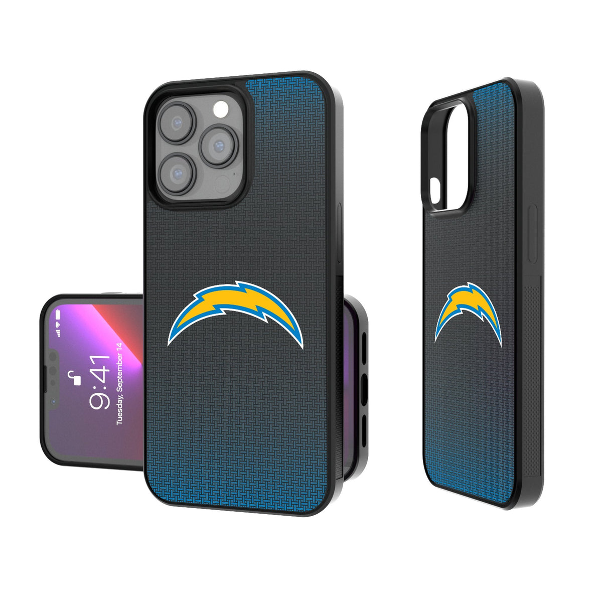 Los Angeles Chargers Linen Bump Phone Case 1