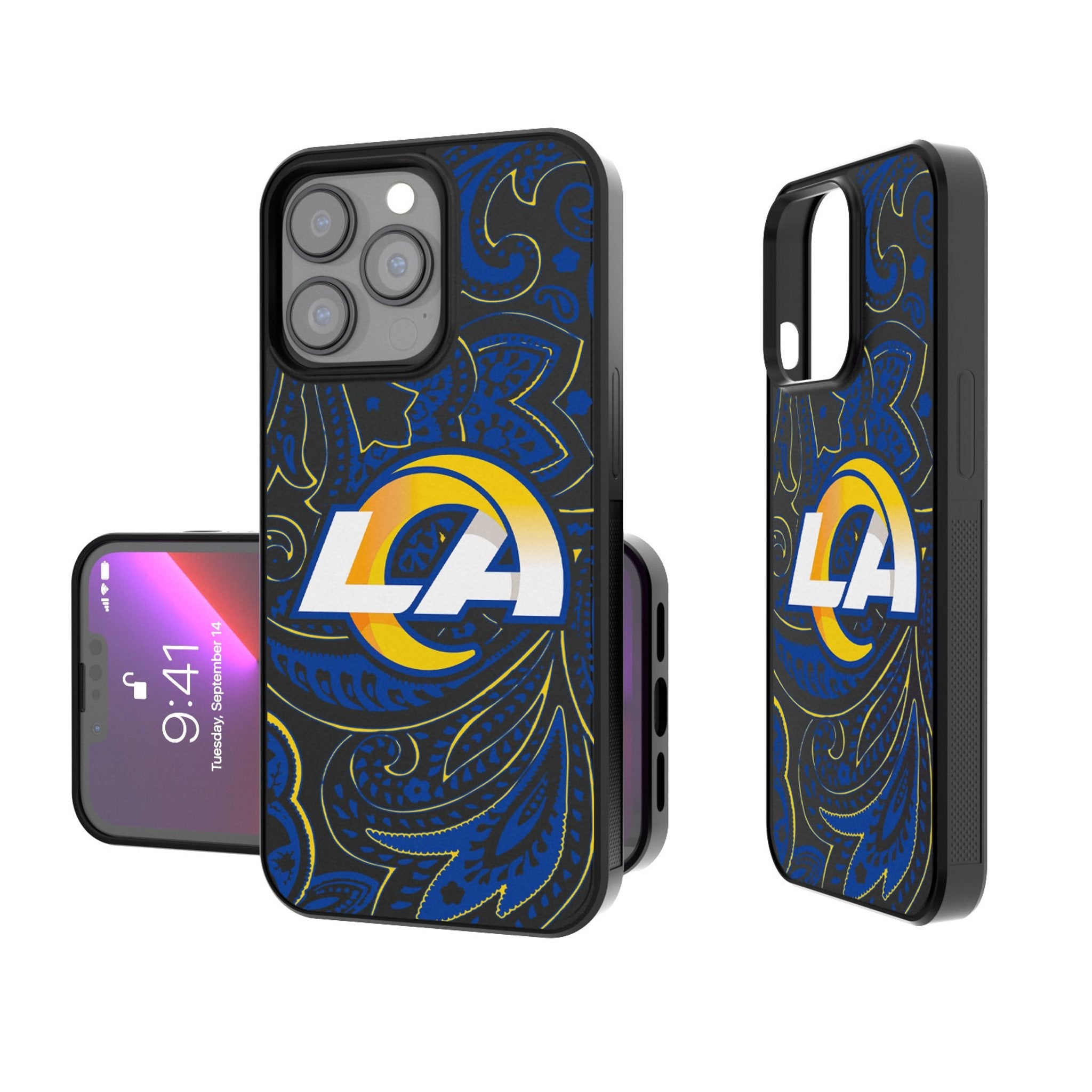 Los Angeles Rams Paisley Bump Phone Case 1