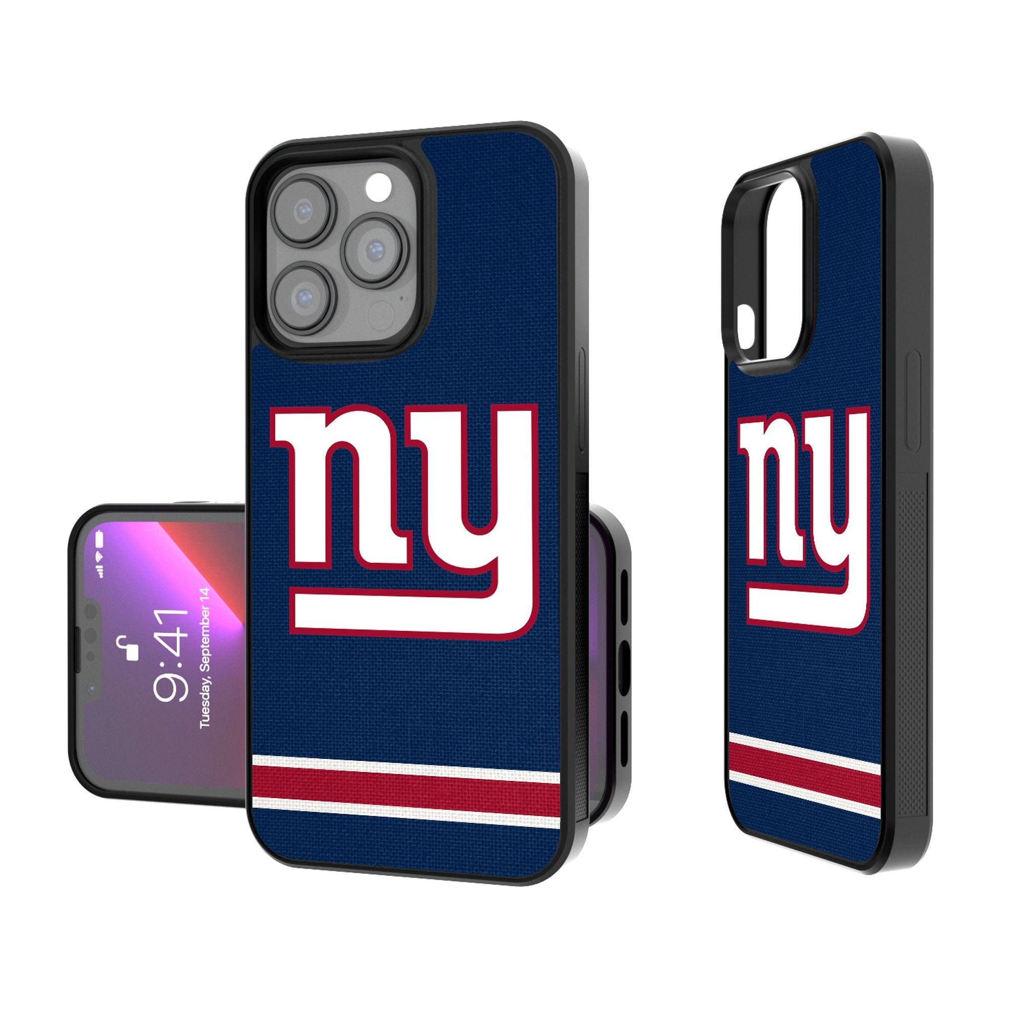 New York Giants Stripe Bump Phone Case 1