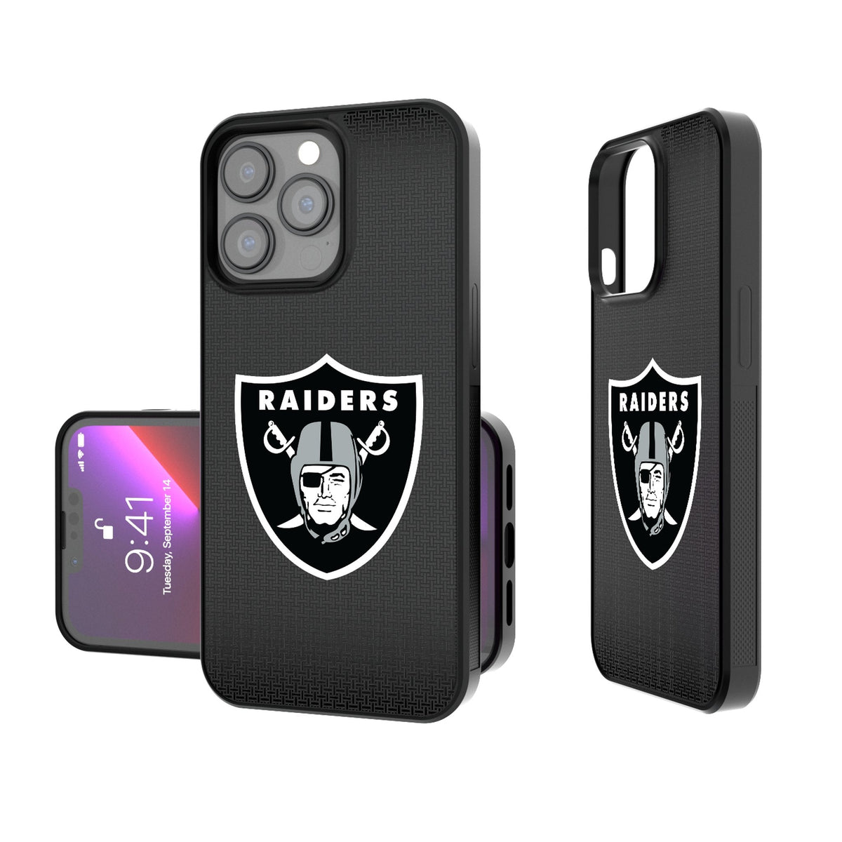 Las Vegas Raiders Linen Bump Phone Case