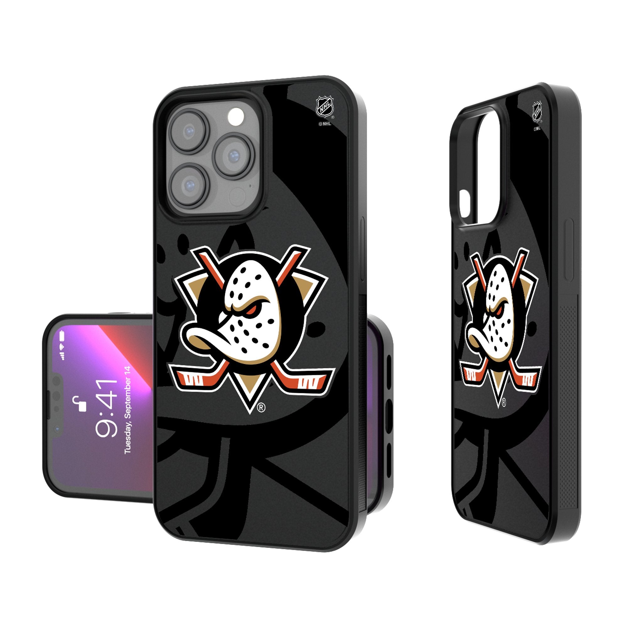 Anaheim Ducks Monocolor Tilt Bump Phone Case