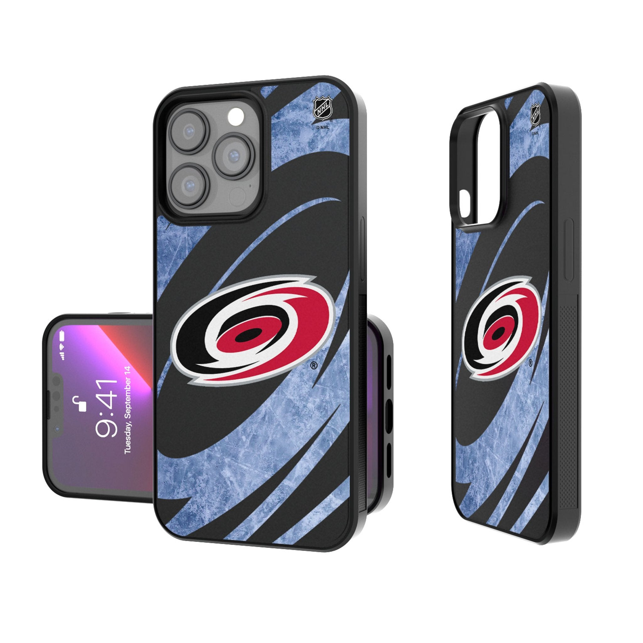 Carolina Hurricanes Ice Tilt Bump Phone Case
