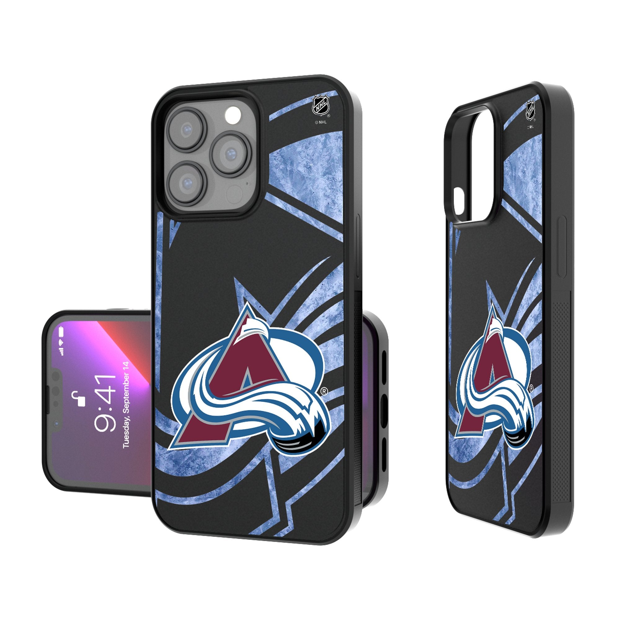 Colorado Avalanche Ice Tilt Bump Phone Case