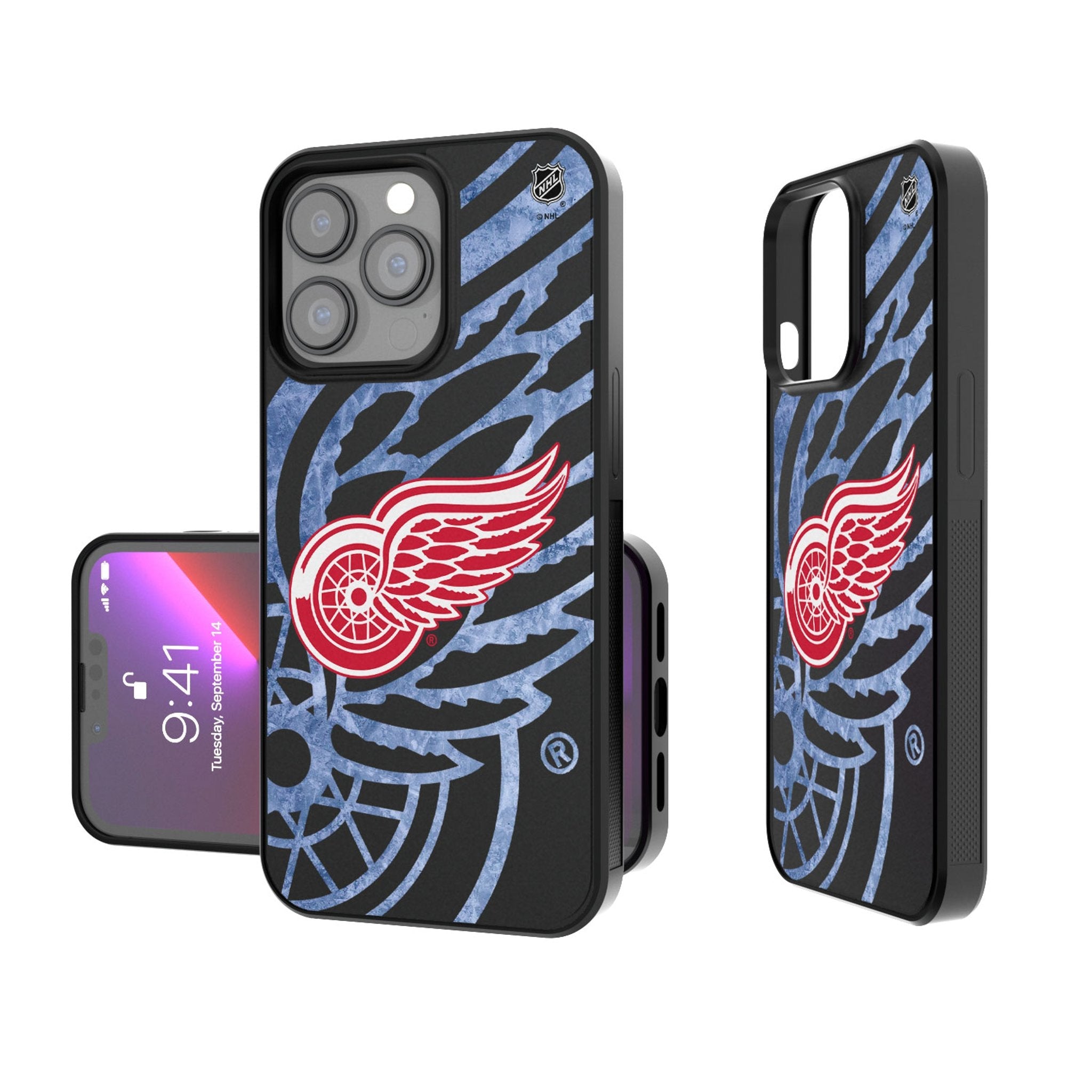 Detroit Red Wings Ice Tilt Bump Phone Case