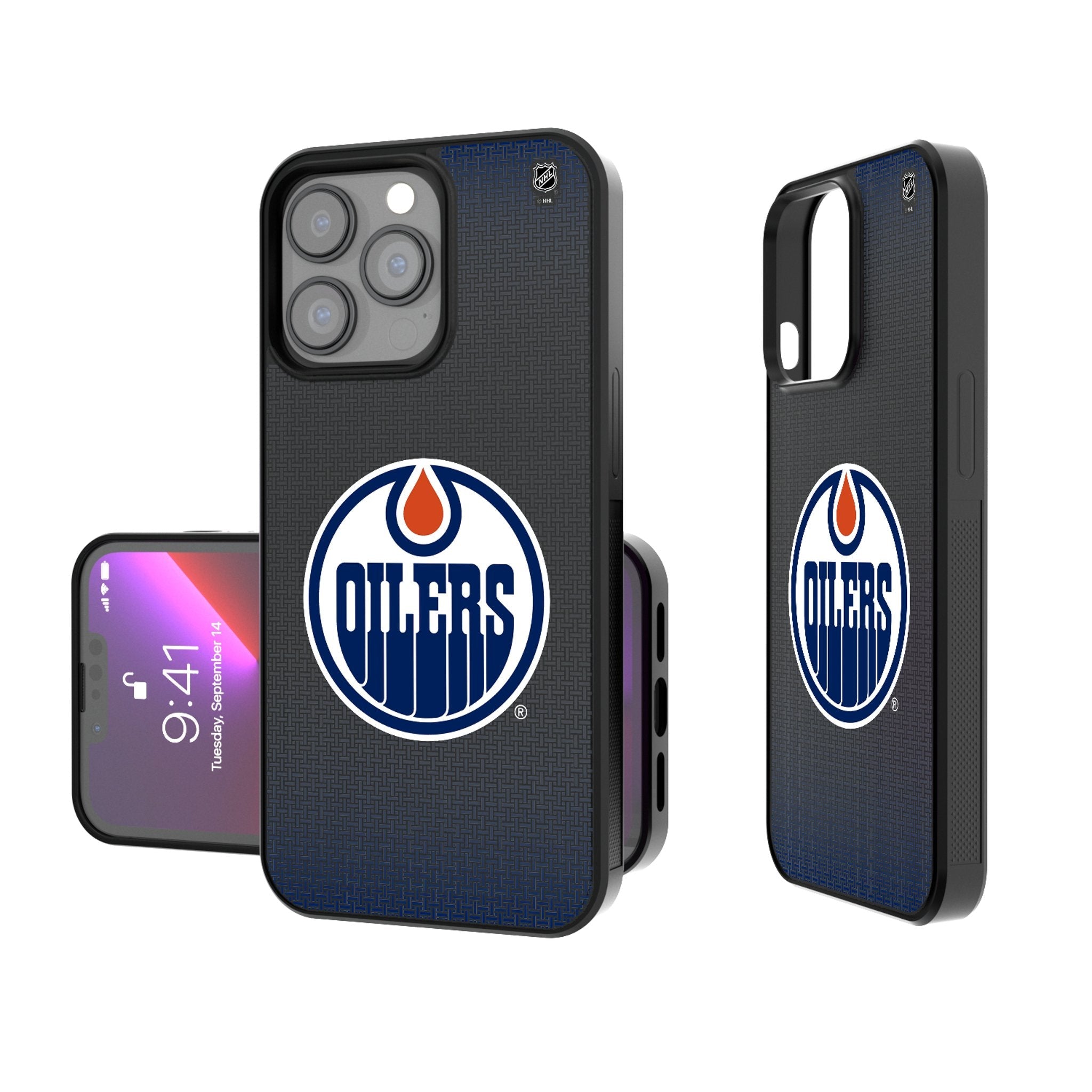 Edmonton Oilers Linen Bump Phone Case