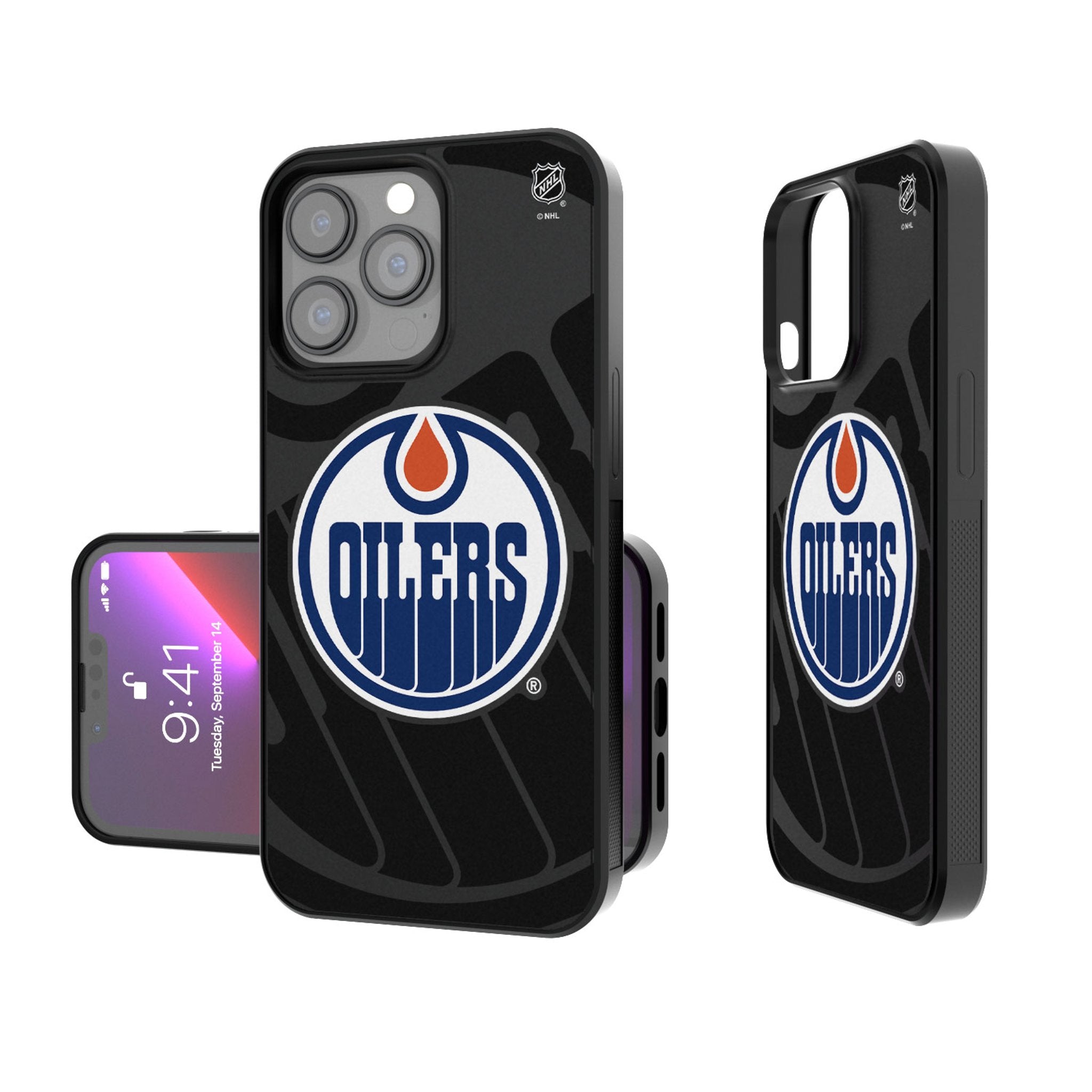Edmonton Oilers Monocolor Tilt Bump Phone Case