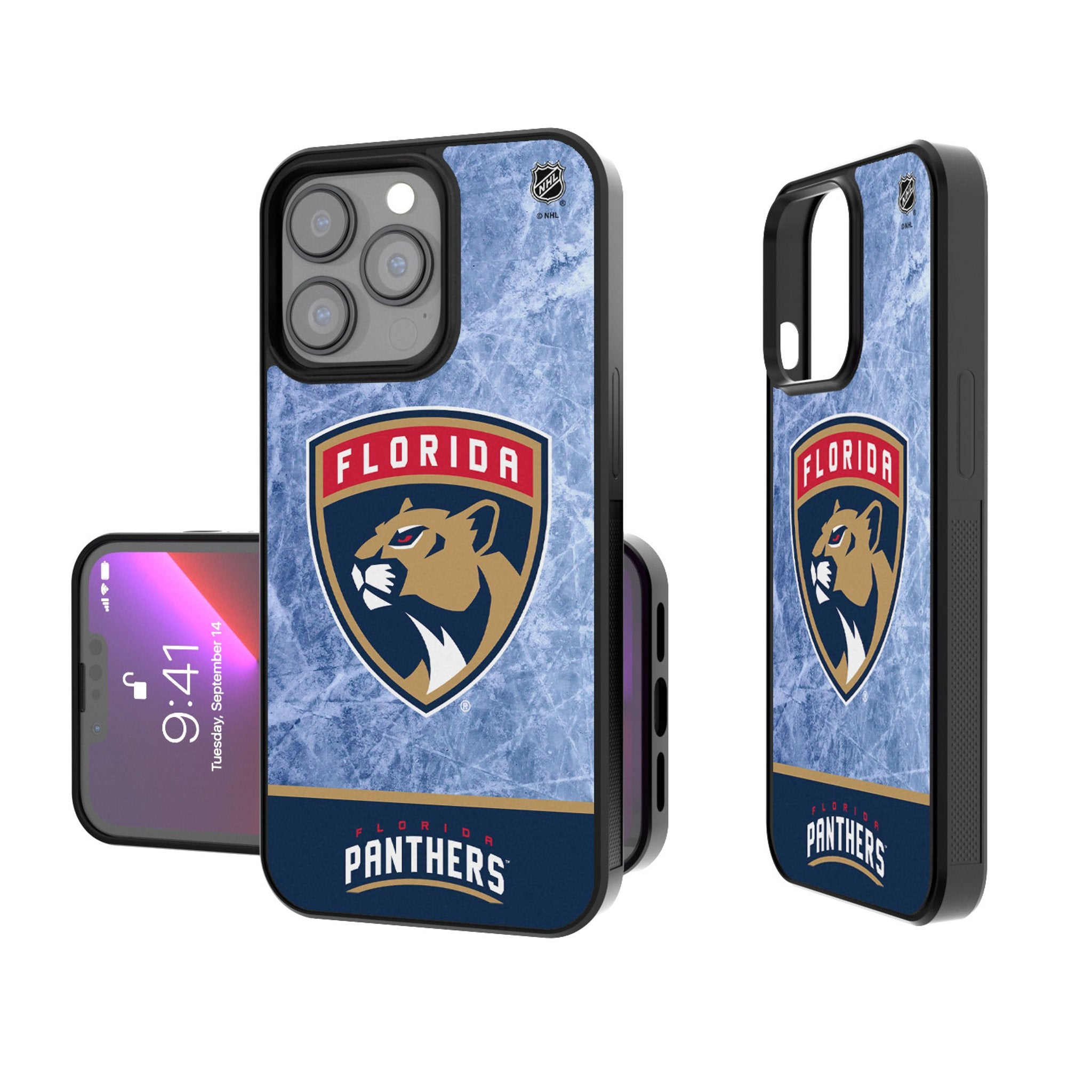 Florida Panthers Ice Wordmark Bump Phone Case