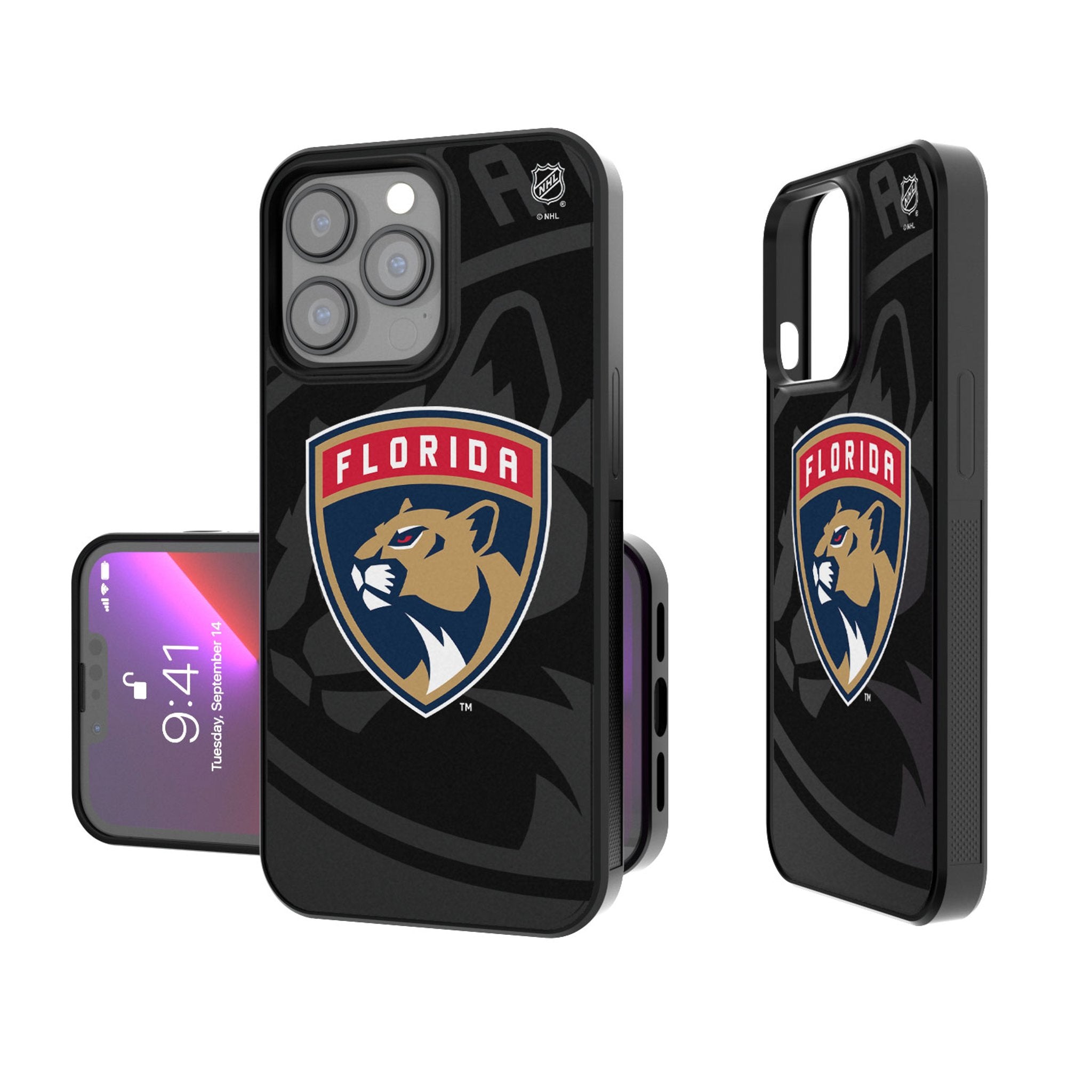 Florida Panthers Monocolor Tilt Bump Phone Case
