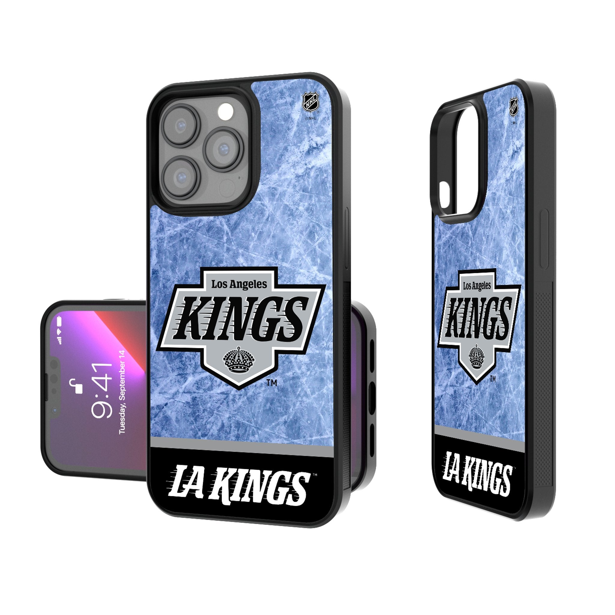 LA Kings Ice Wordmark Bump Phone Case