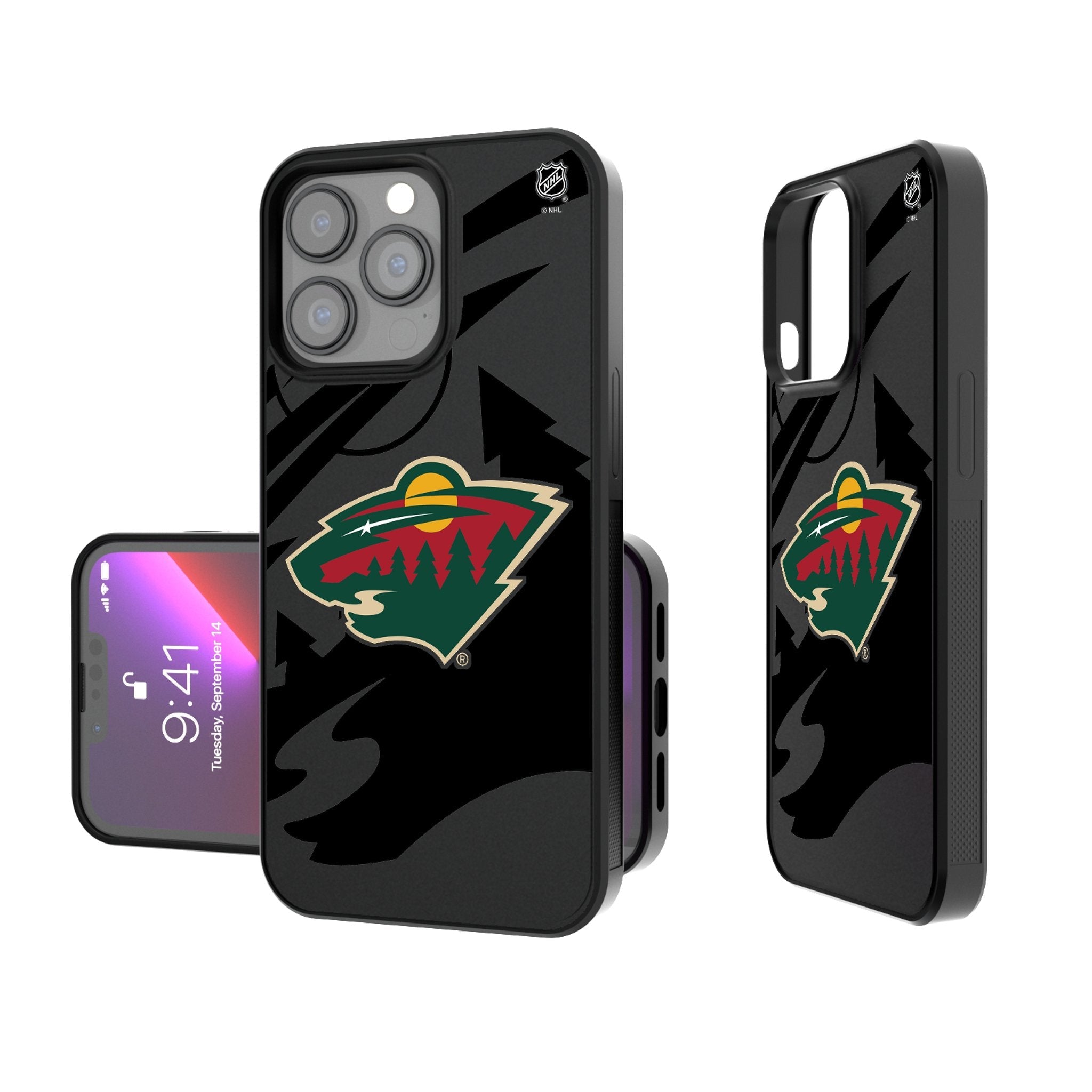 Minnesota Wild Monocolor Tilt Bump Phone Case