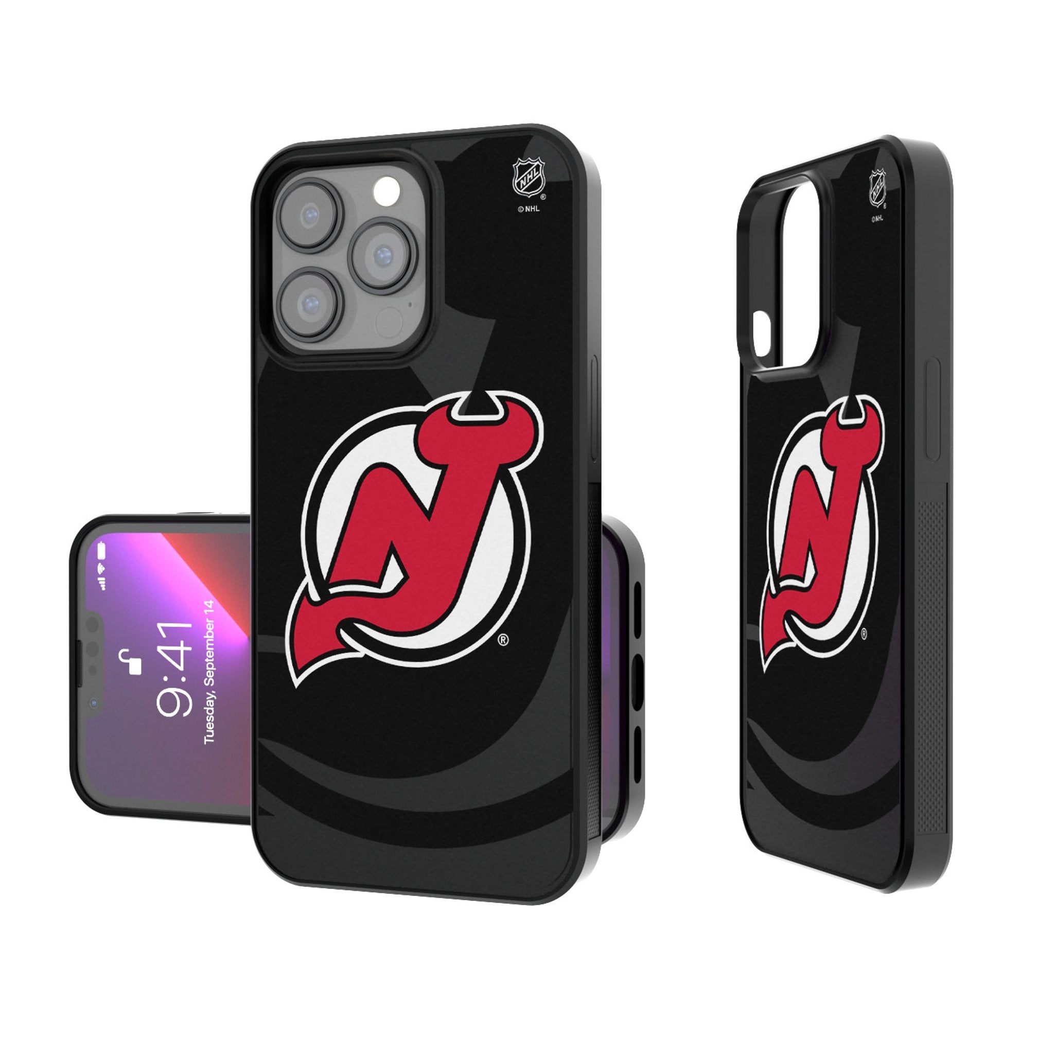 New Jersey Devils Monocolor Tilt Bump Phone Case