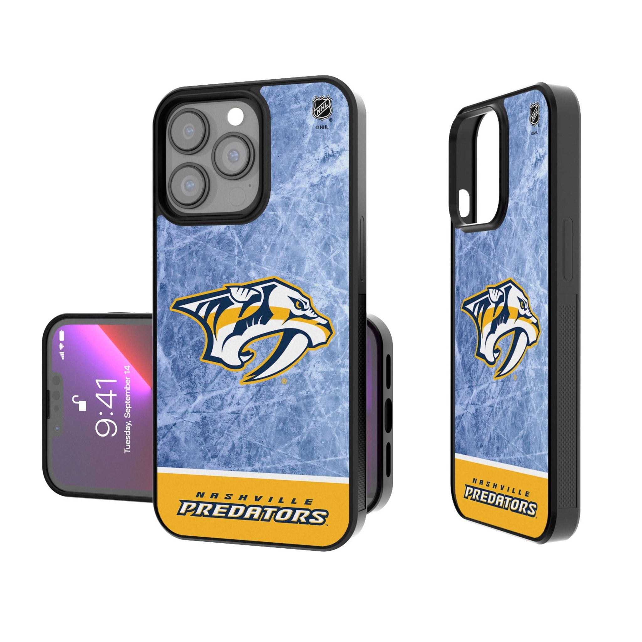 Nashville Predators Ice Wordmark Bump Phone Case