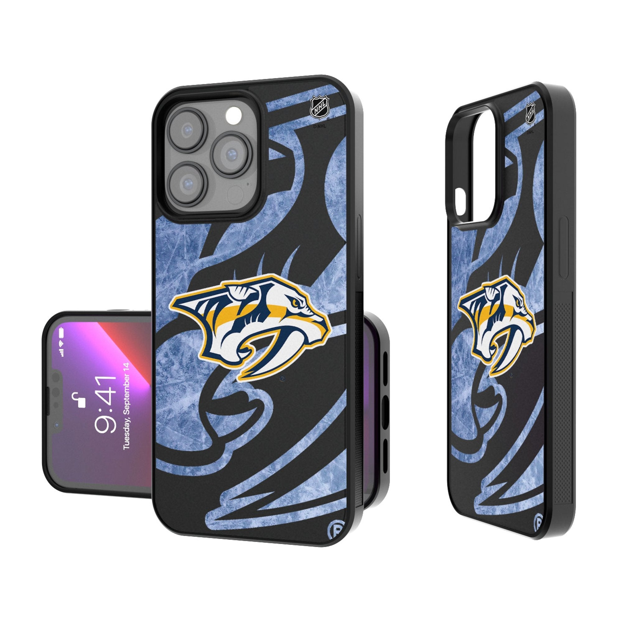 Nashville Predators Ice Tilt Bump Phone Case