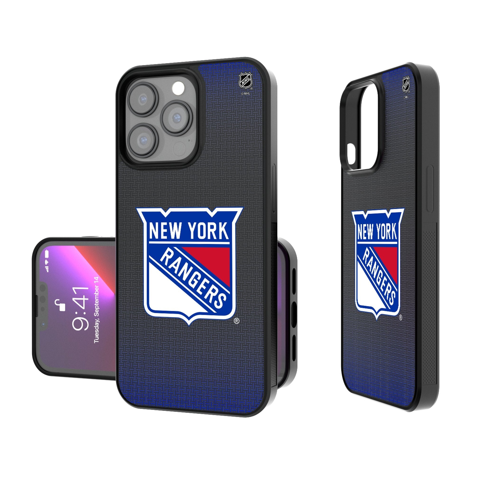 New York Rangers Linen Bump Phone Case