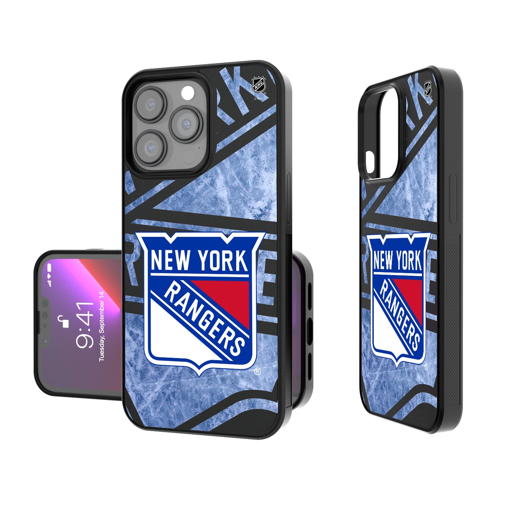 New York Rangers Ice Tilt Bump Phone Case