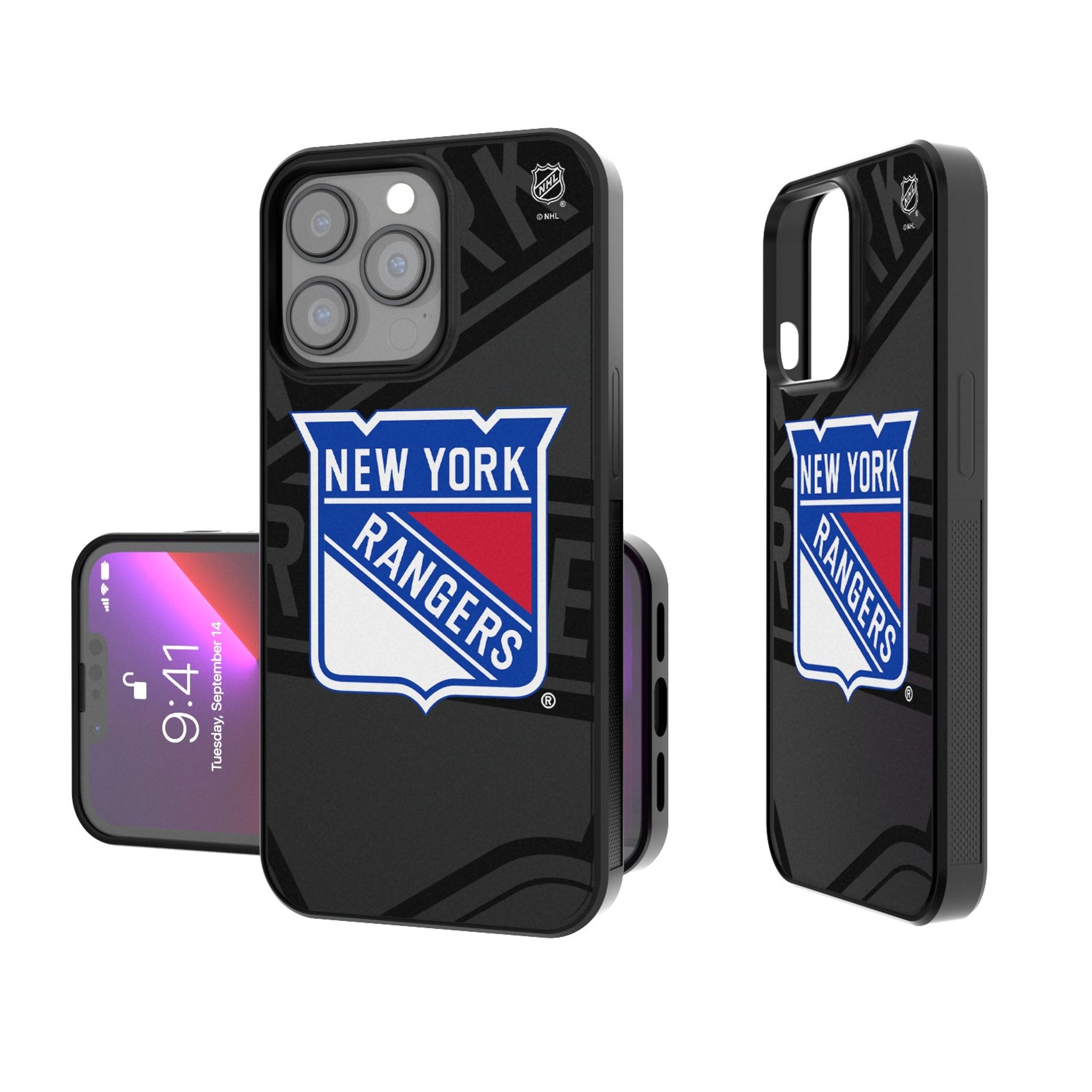 New York Rangers Monocolor Tilt Bump Phone Case