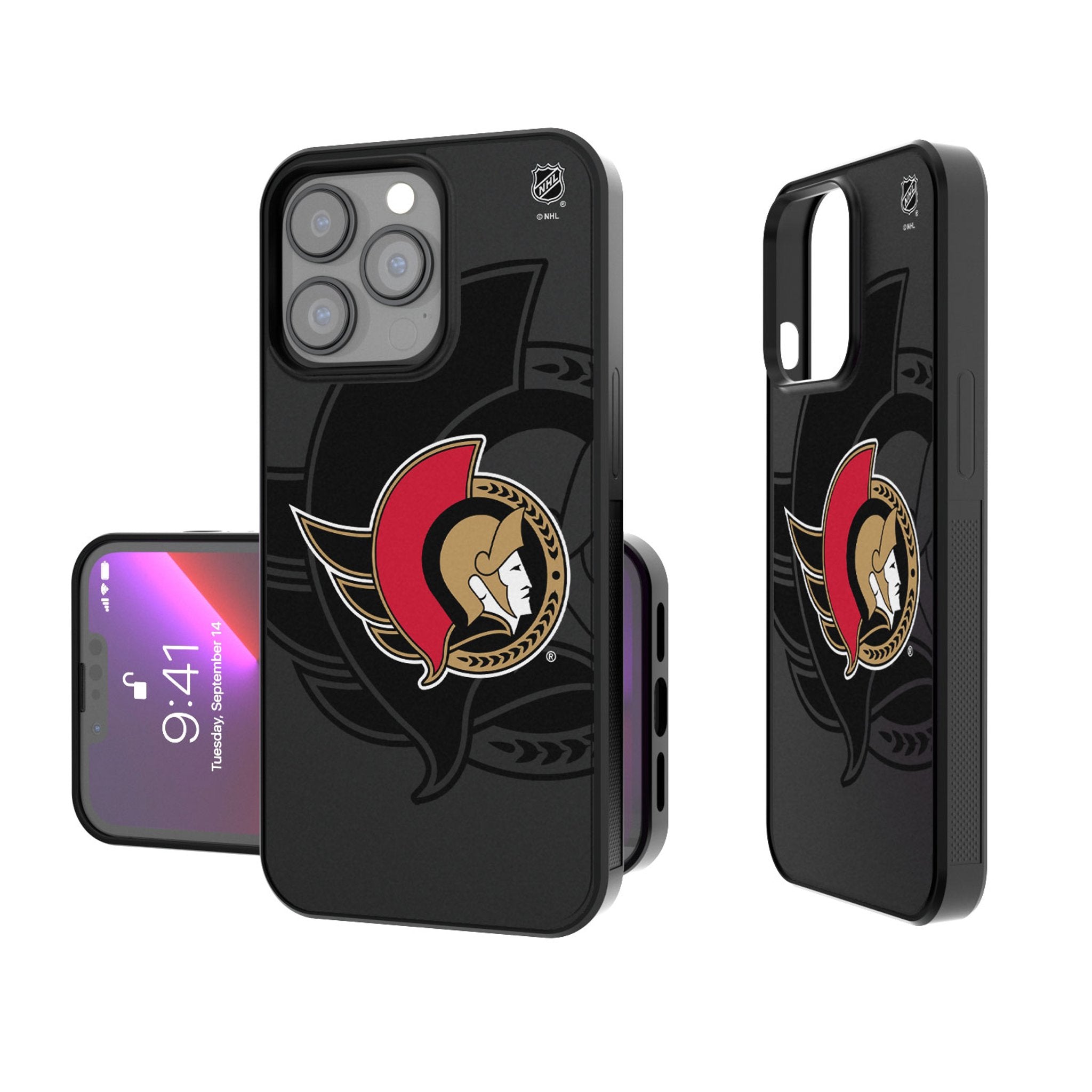 Ottawa Senators Monocolor Tilt Bump Phone Case