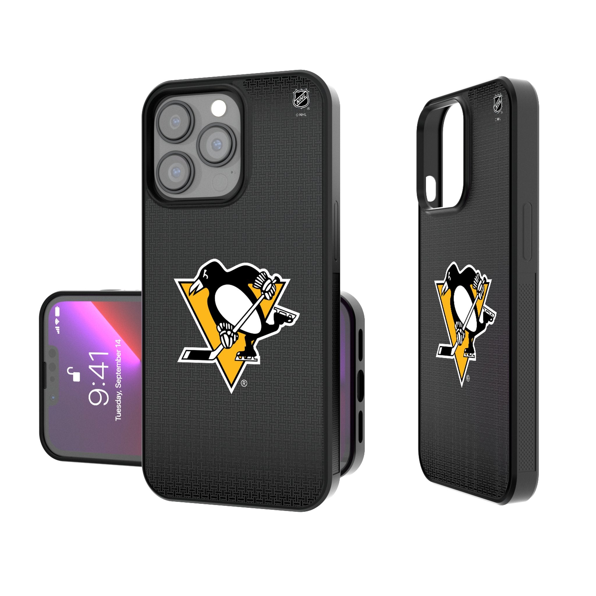 Pittsburgh Penguins Linen Bump Phone Case