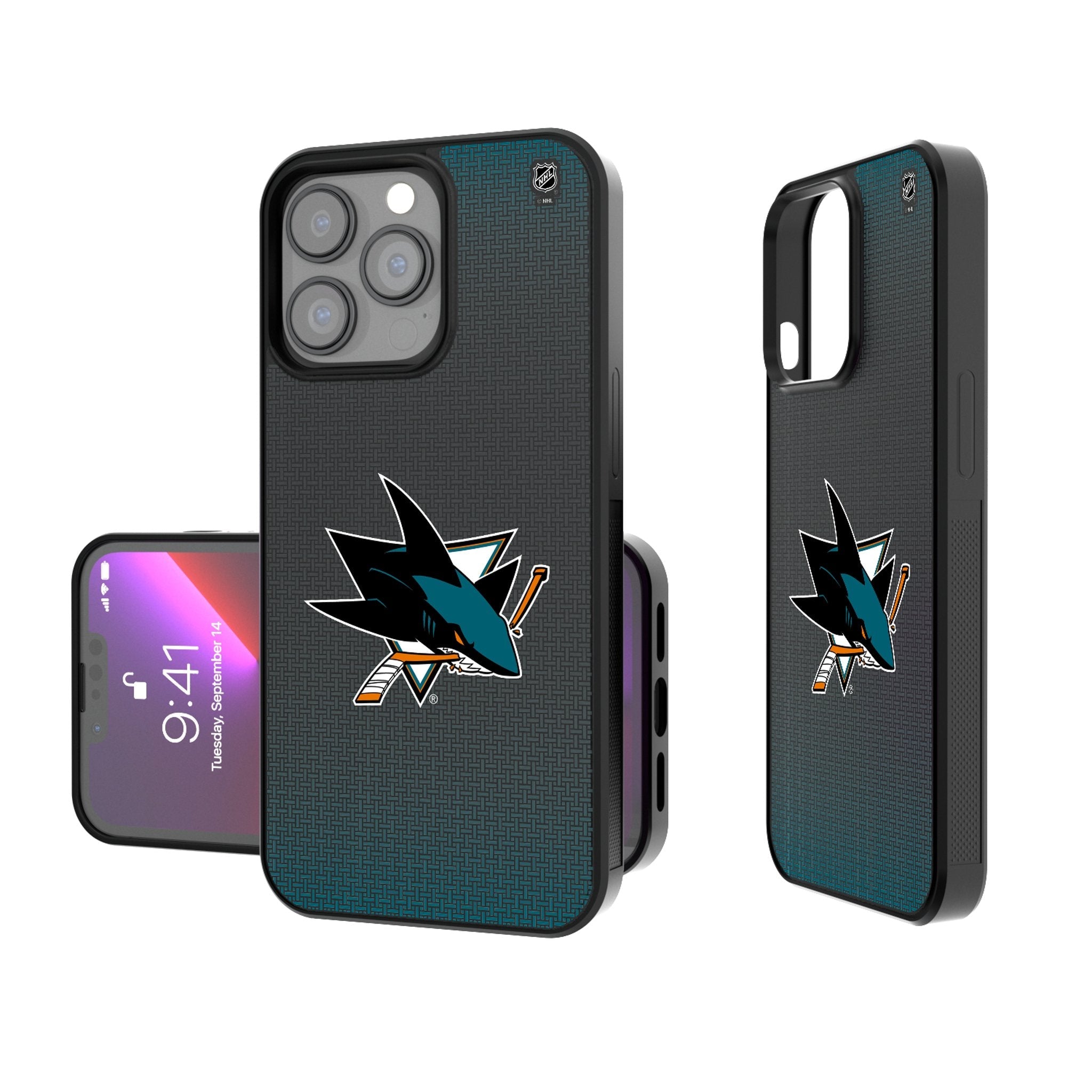San Jose Sharks Linen Bump Phone Case