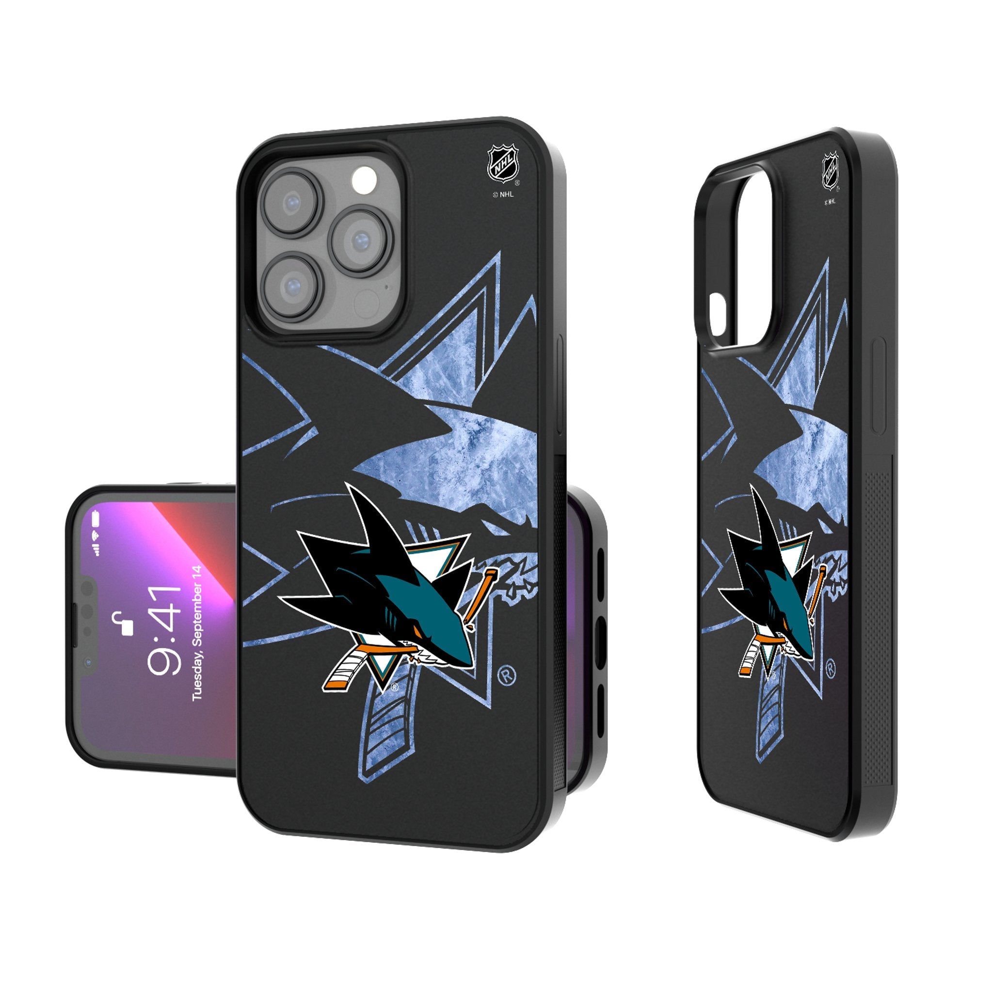 San Jose Sharks Ice Tilt Bump Phone Case