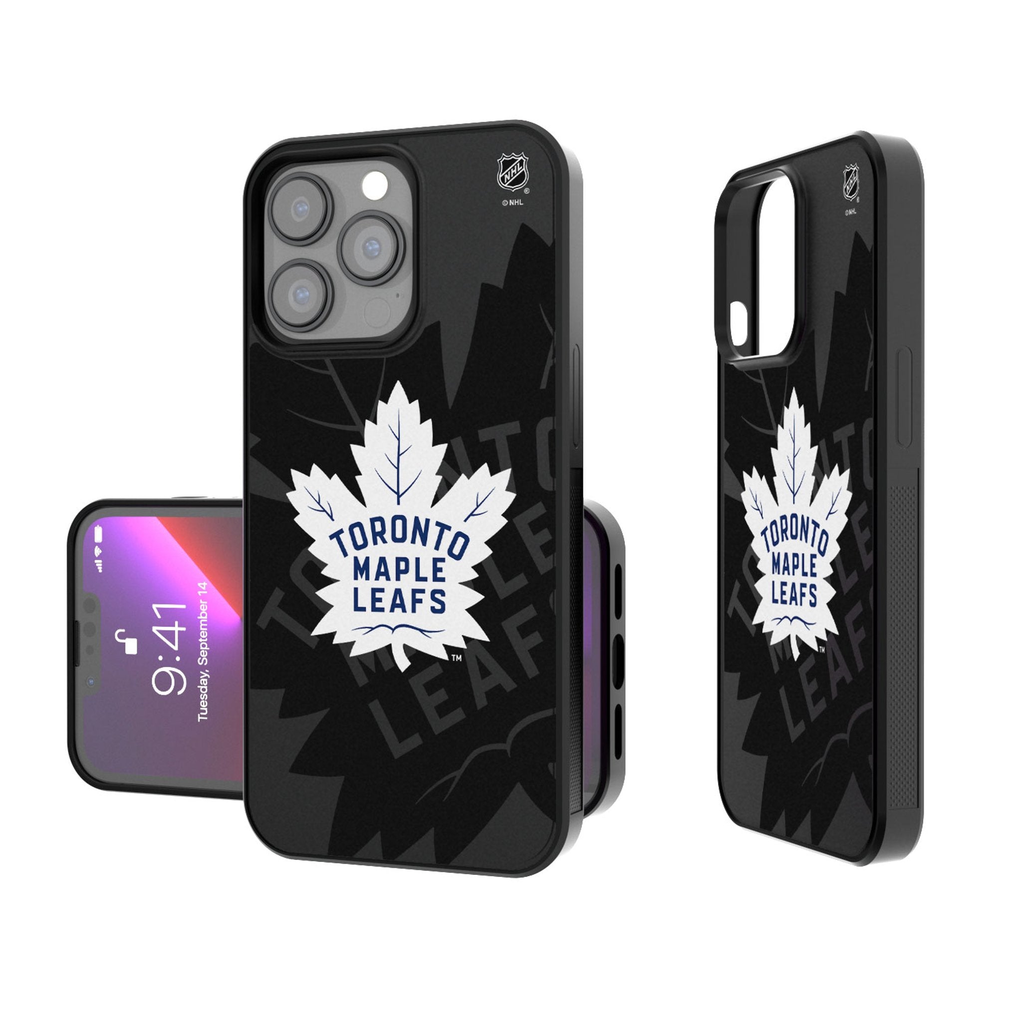 Toronto Maple Leafs Monocolor Tilt Bump Phone Case